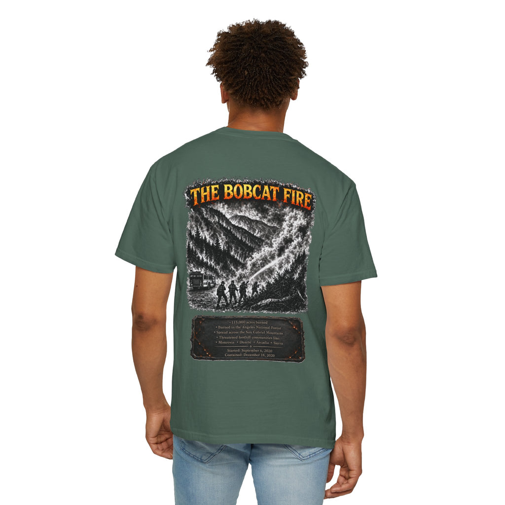 I Survived 2020 — WILDFIRES S2:E2: "The Bobcat Fire" Memorial Unisex Garment-Dyed T-shirt