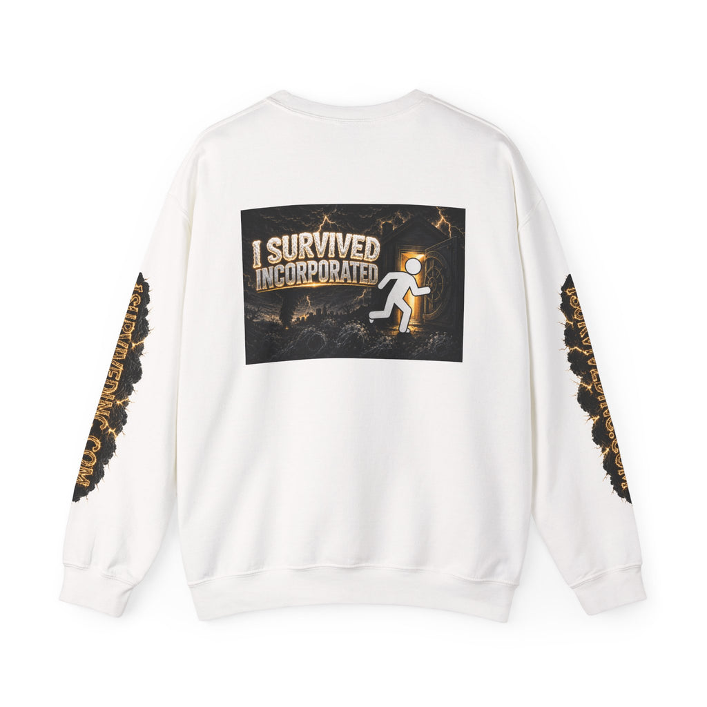 I Survived 2020 — Original Design Teaser Tee | Season 1 Premiere Drop Unisex Heavy Blend™ Crewneck Sweatshirt (SPECIAL EDITION)