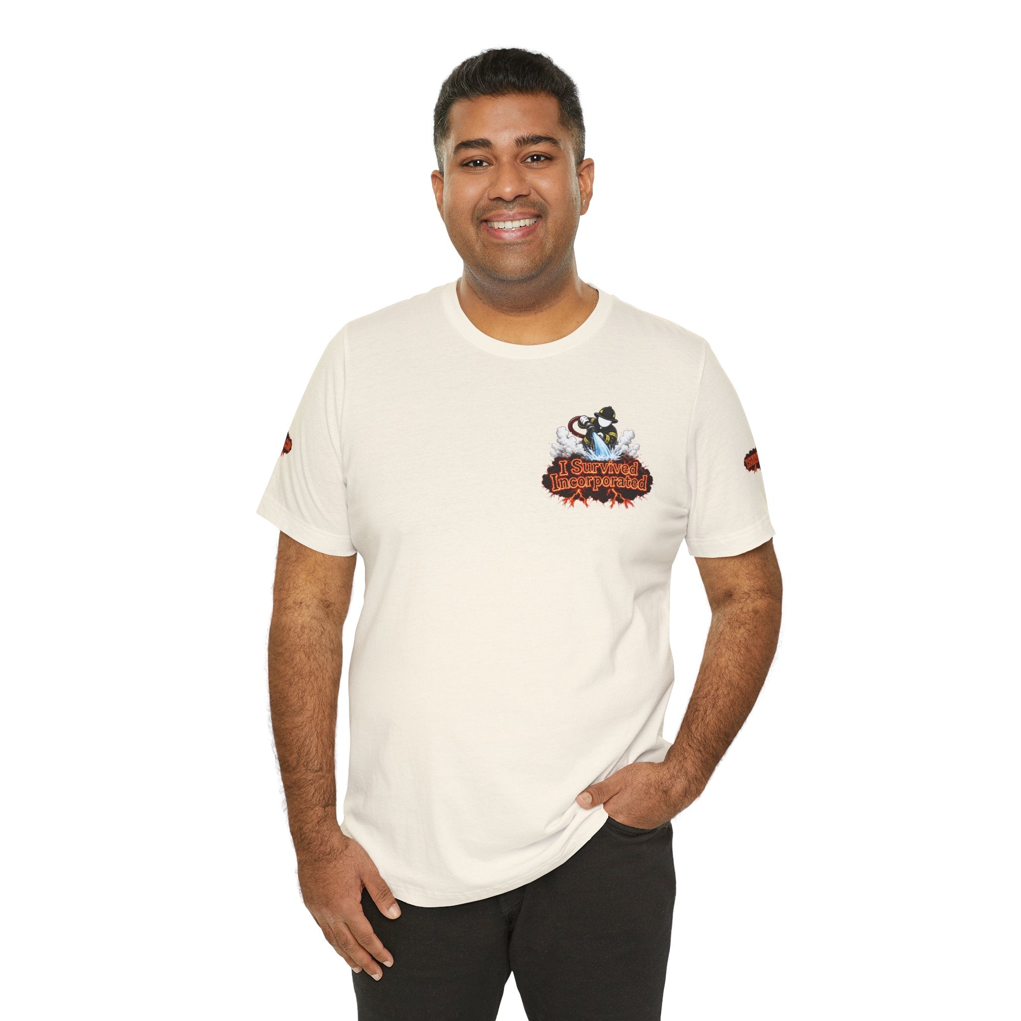 I Survived 2020 — "Please Stand By" Test Pattern Tee Wildfire Signal Special Edition Summer Premiere Unisex Jersey Short Sleeve Tee