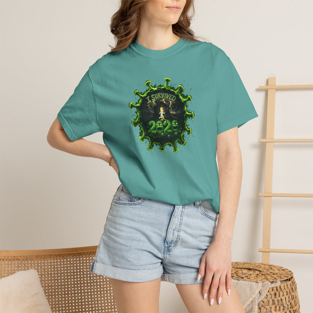 I Survived 2020 — PANDEMIC S1:E5: Director's Cut "Delivery Doomsday" Unisex Garment-Dyed T-shirt