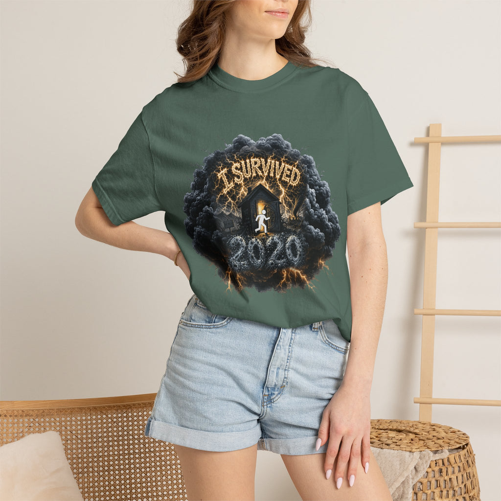 I Survived 2020 — Director's Cut Original Design Teaser Tee | Season 1 Premiere Drop Unisex Garment-Dyed T-shirt