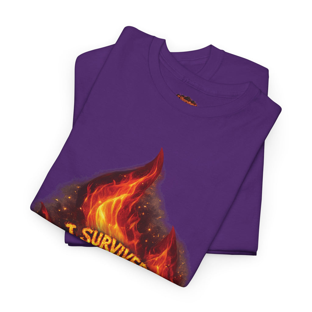 I Survived 2020 — Director's Cut S2:E1 "Berry Creek" | Wildfire Edition Memorial Unisex Heavy Cotton Tee (SPECIAL EDITION)