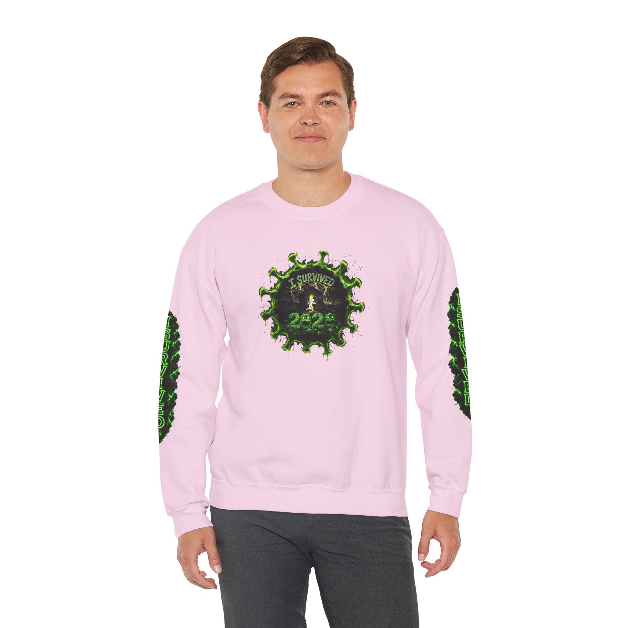 I Survived 2020 — PANDEMIC S1:E1: Director's Cut "COVID-19: The Coronavirus" Unisex Heavy Blend™ Crewneck Sweatshirt