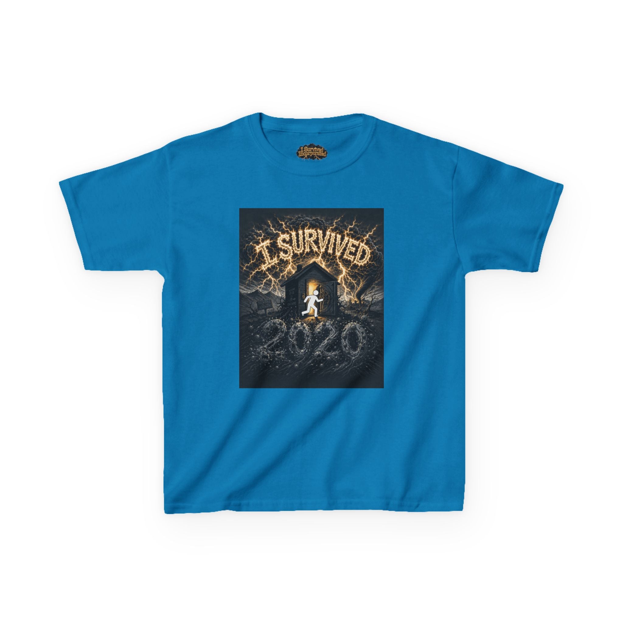 I Survived 2020 — Original Design Teaser Tee | Season 1 Premiere Drop Kids Heavy Cotton™ Tee