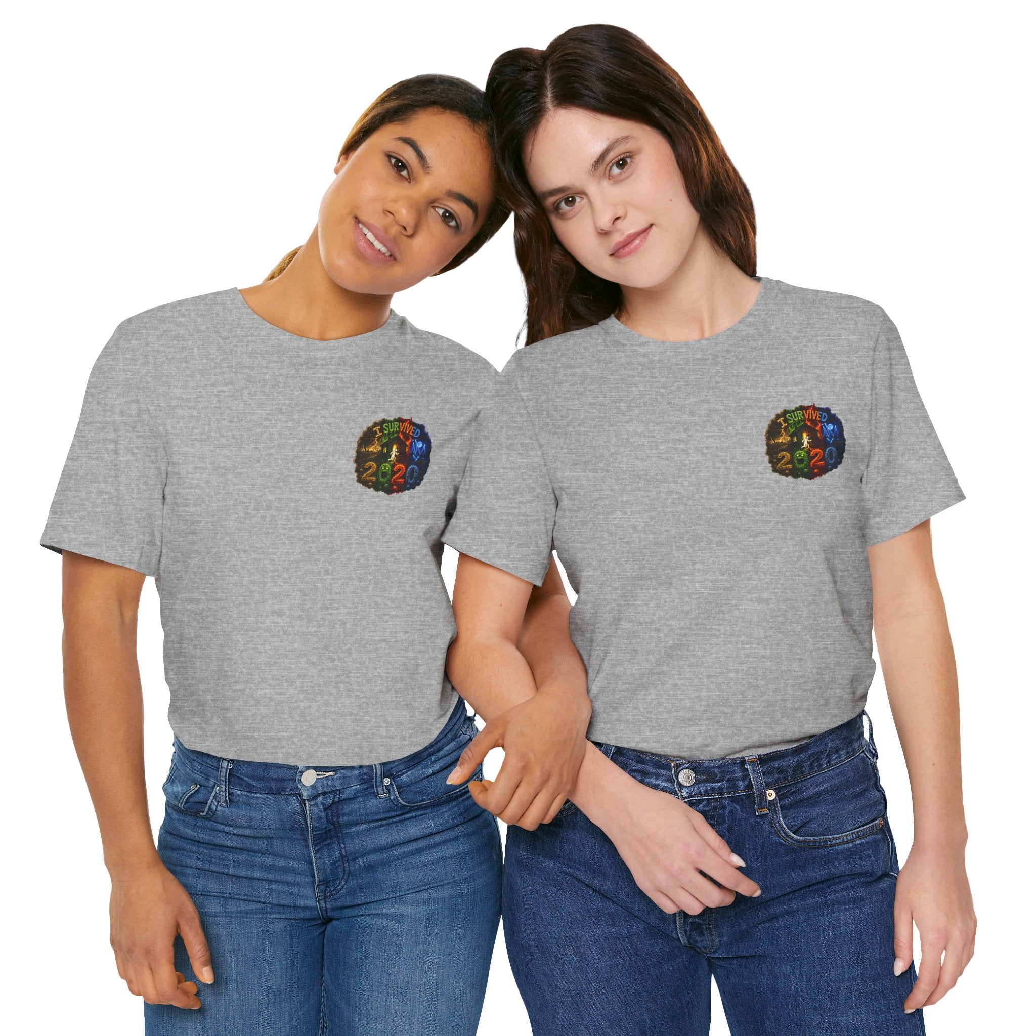 I Survived 2020 — "No Signal" Test Pattern Tee Alien Broadcast Finale Summer Premiere Unisex Jersey Short Sleeve Tee