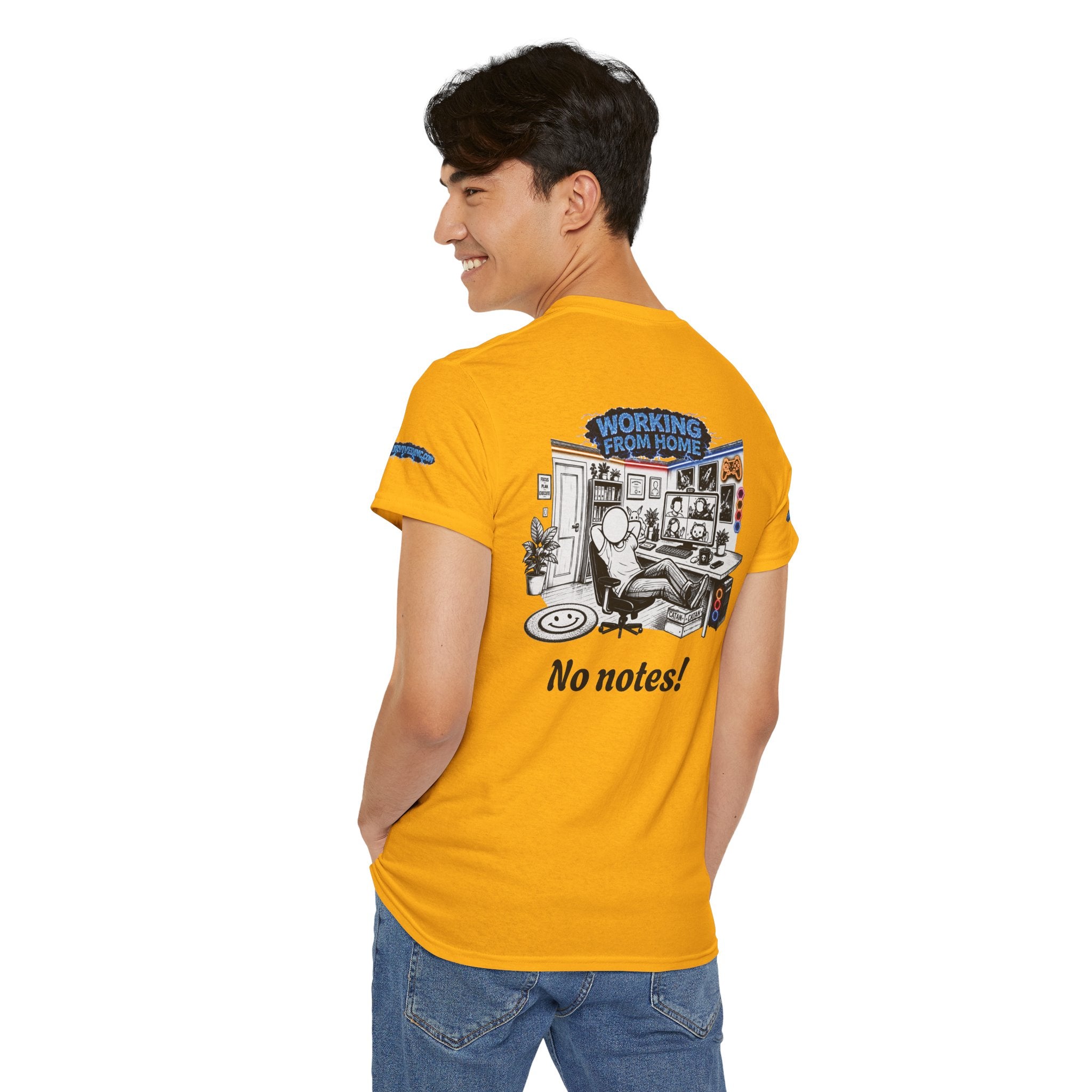 I Survived 2020 — LOCKDOWN S3:E4: Special Edition "Working From Home" Unisex Heavy Cotton Tee