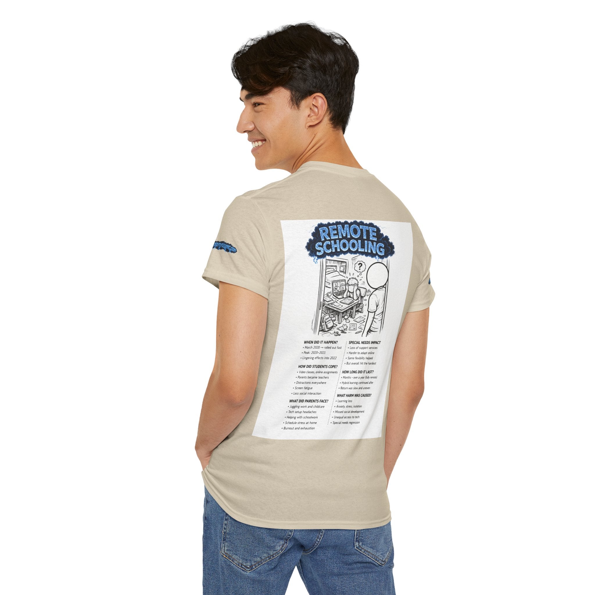 I Survived 2020 — Director's Cut S3:E3 "Remote Schooling" | Lockdown Edition Documentary Unisex Heavy Cotton Tee (SPECIAL EDITION)