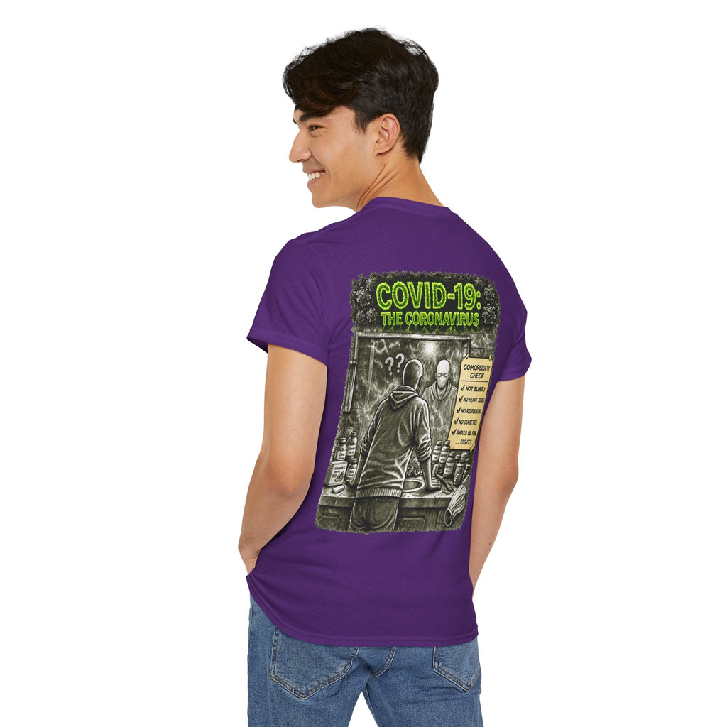 I Survived 2020 — PANDEMIC S1:E1: Director's Cut "COVID-19: The Coronavirus" Unisex Heavy Cotton Tee