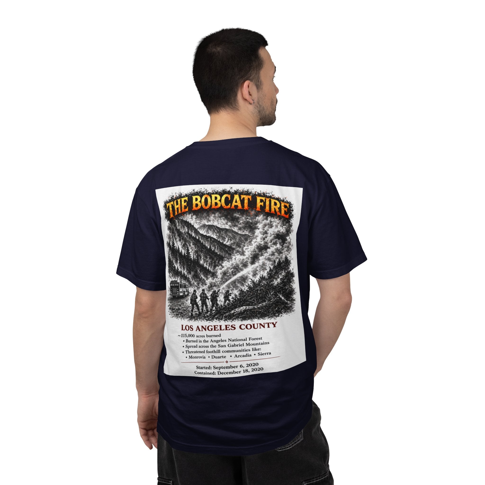 I Survived 2020 — S2:E2 "The Bobcat Fire" | Wildfire Edition Memorial Unisex Garment-Dyed T-shirt