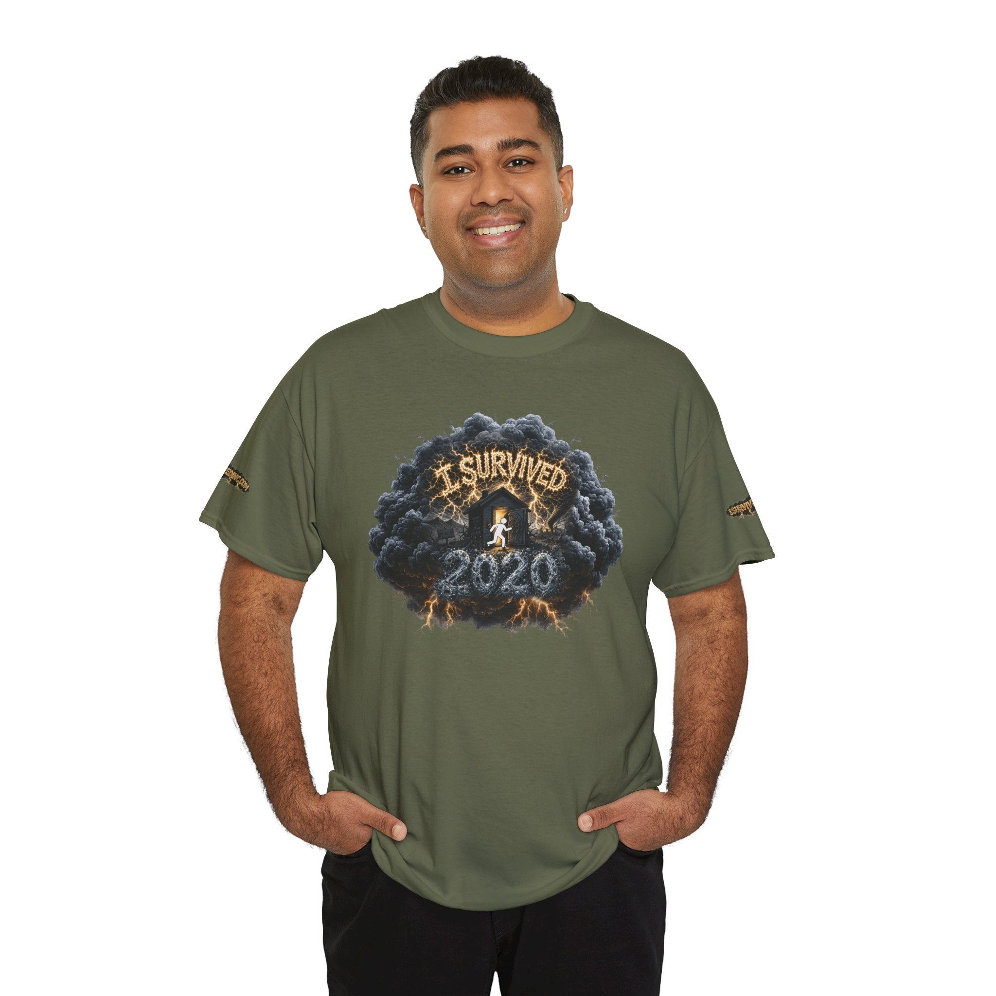 I Survived 2020 — Director's Cut Original Design Teaser Tee | Season 1 Premiere Drop Unisex Heavy Cotton Tee (SPECIAL EDITION)