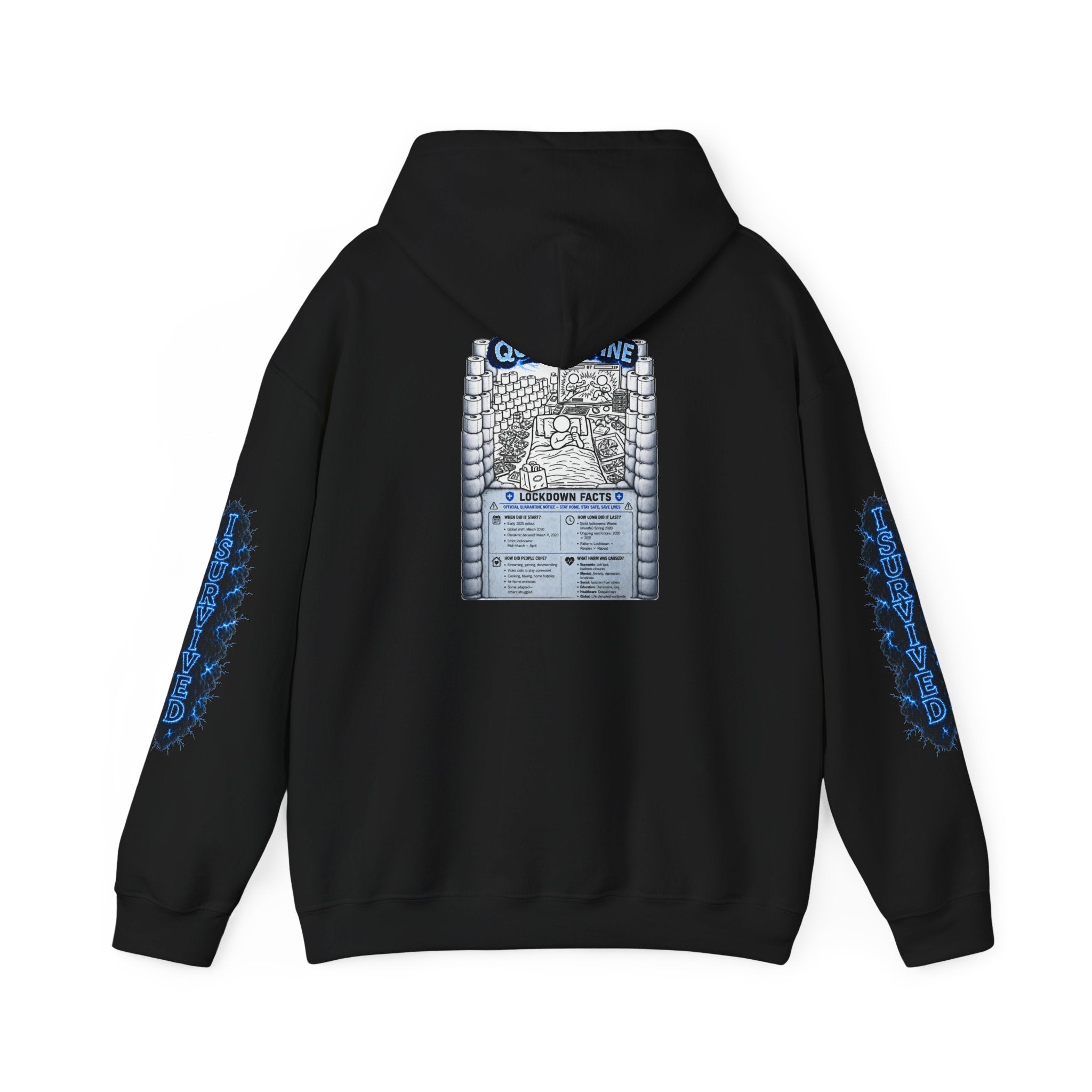 I Survived 2020 — LOCKDOWN S3:E1: Director's Cut "Quarantine" Hoodie
