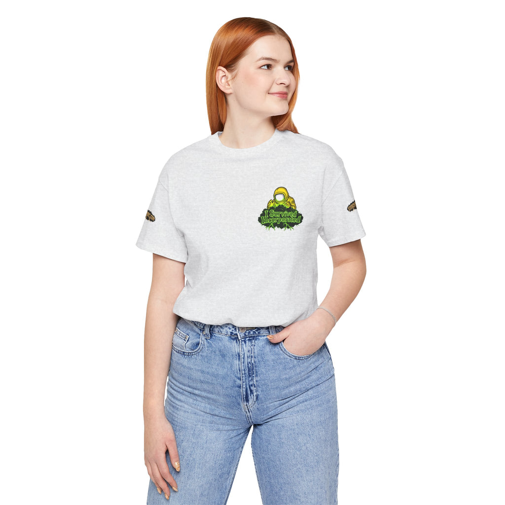I Survived 2020 — "Please Stand By" Test Pattern Toxic Signal Tee Special Edition Summer Premiere Unisex Jersey Short Sleeve Tee