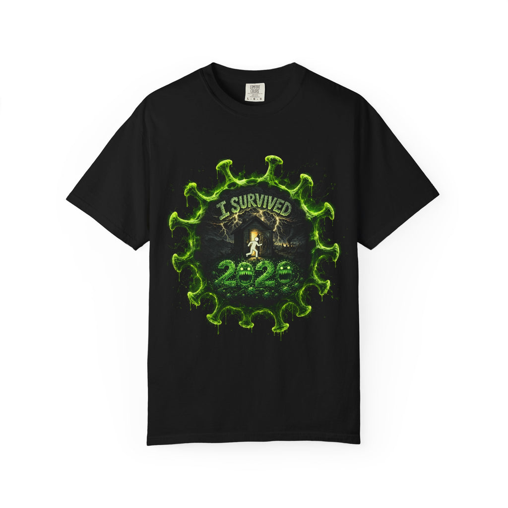 I Survived 2020 — Director's Cut S1:E5 "Delivery Doomsday" | Pandemic Edition Unisex Garment-Dyed T-shirt