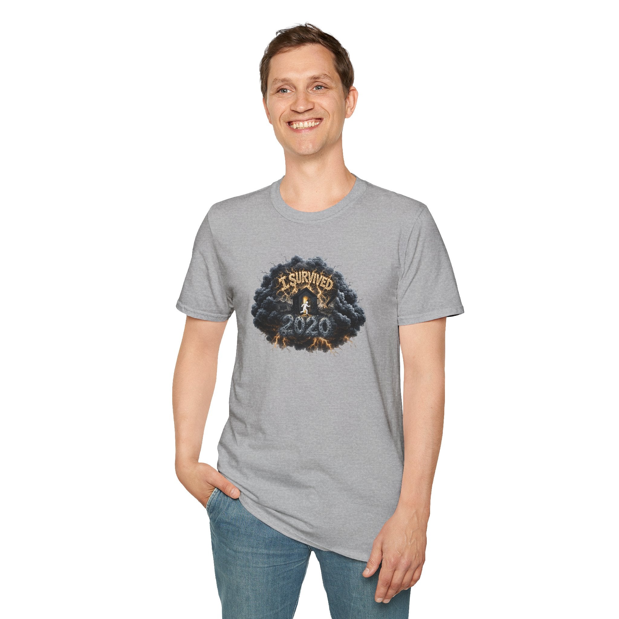 I Survived 2020 —  Original PILOT Design: Director's Cut Unisex Softstyle T-Shirt