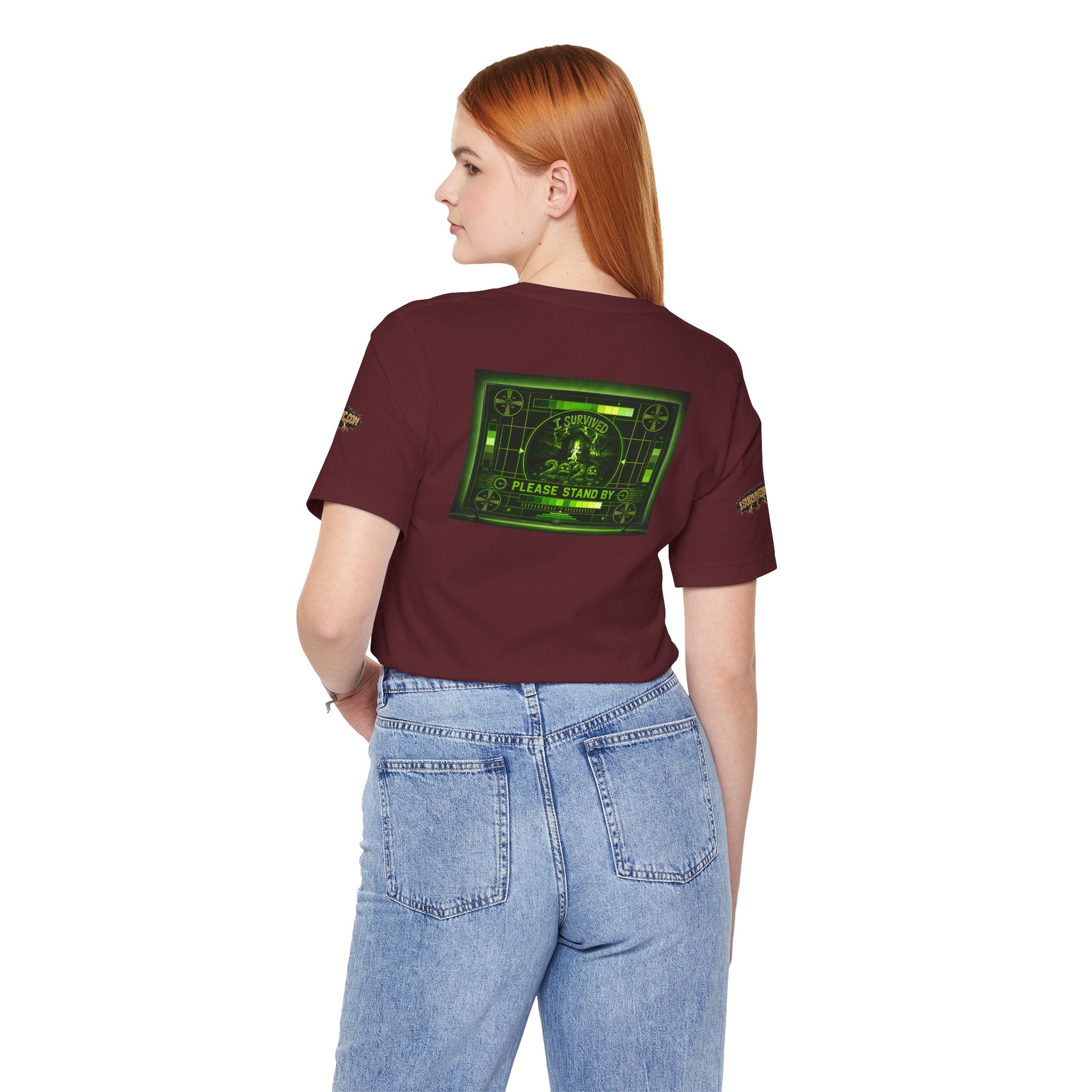 I Survived 2020 — "Please Stand By" Test Pattern Toxic Signal Tee Special Edition Summer Premiere Unisex Jersey Short Sleeve Tee