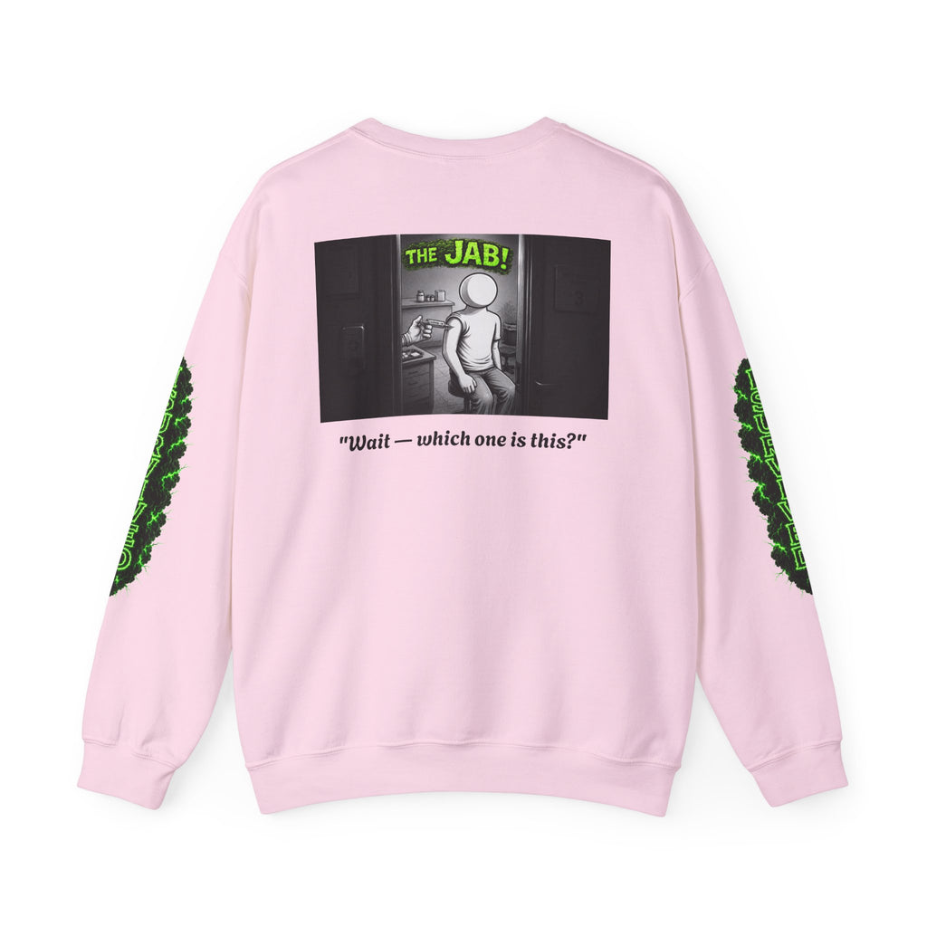 I Survived 2020 — Director's Cut S1:E3 "The Jab!" | Pandemic Edition Unisex Heavy Blend™ Crewneck Sweatshirt