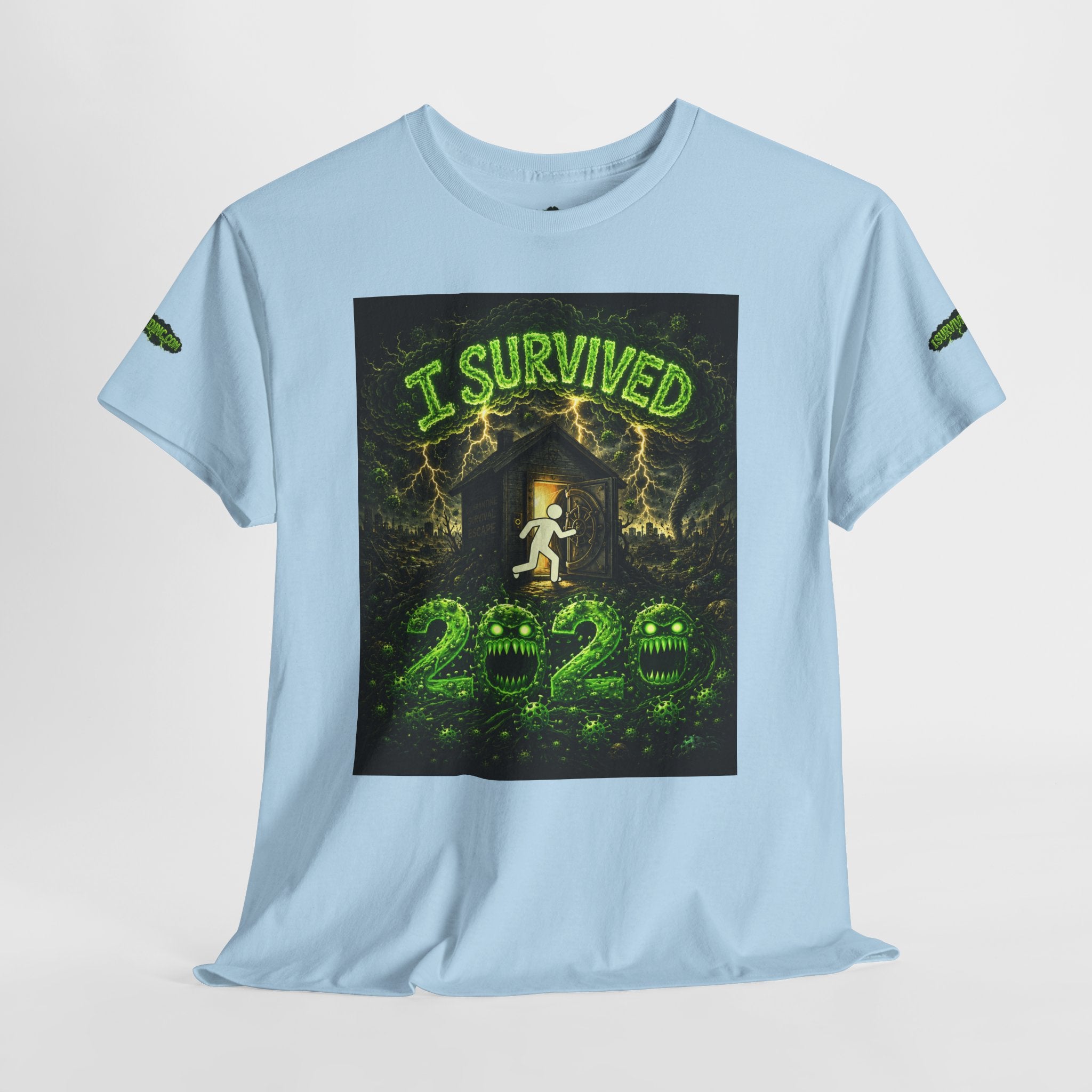 I Survived 2020 — S1:E1 "COVID-19: The Coronavirus" | Pandemic Edition Unisex Heavy Cotton Tee (SPECIAL EDITION)