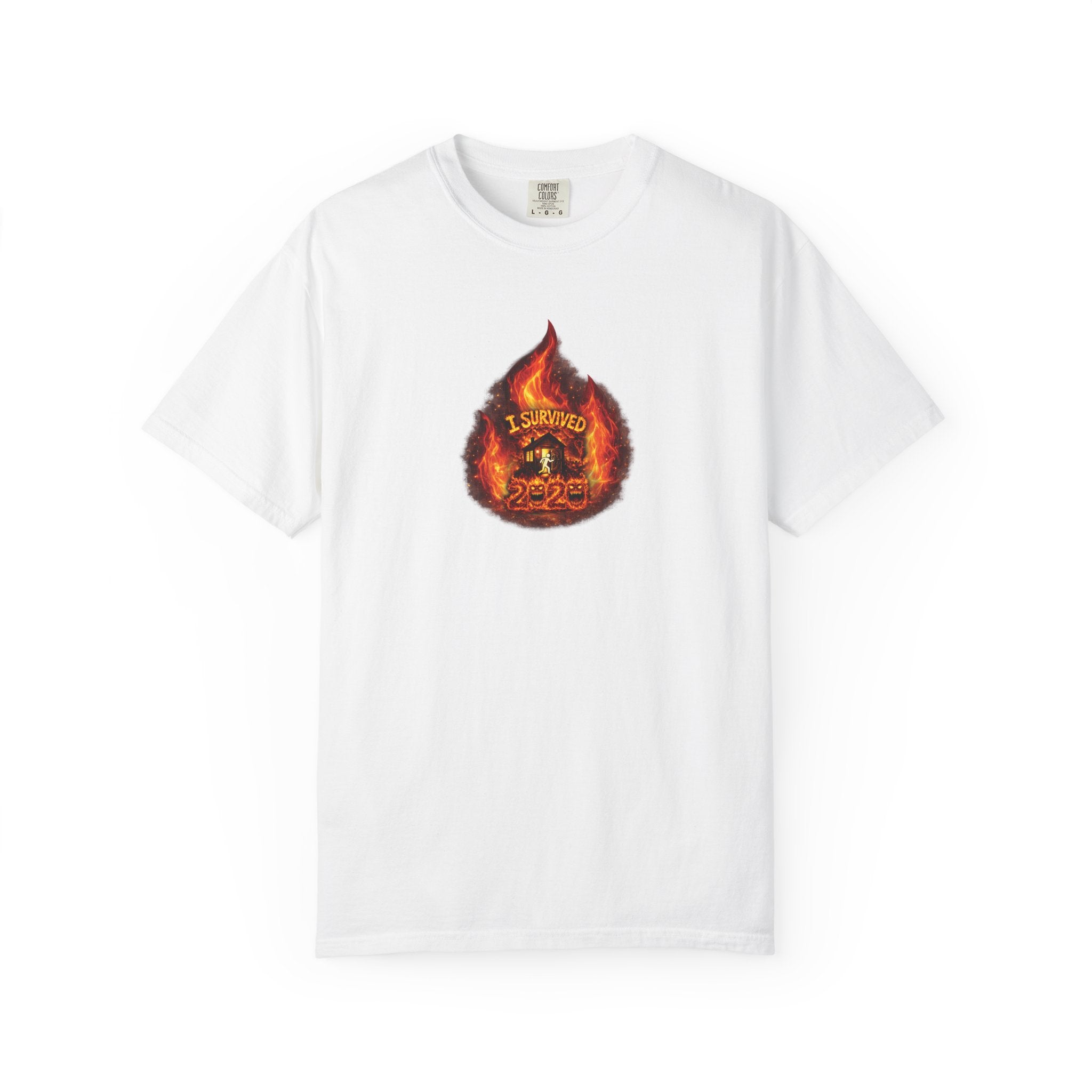 I Survived 2020 — WILDFIRES S2:E4: Director's Cut "Western U.S. Wildfire Season" Memorial Unisex Garment-Dyed T-shirt