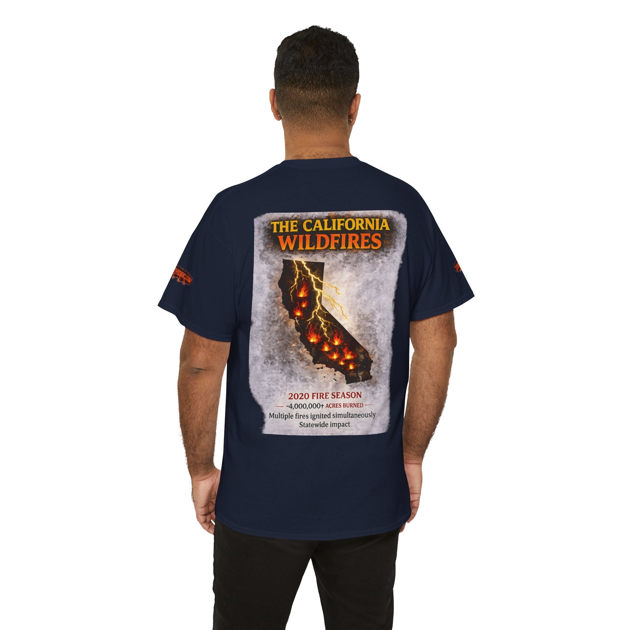 I Survived 2020 — Director's Cut S2:E3 "The California Wildfires" | Wildfire Edition Memorial Unisex Heavy Cotton Tee (SPECIAL EDITION)