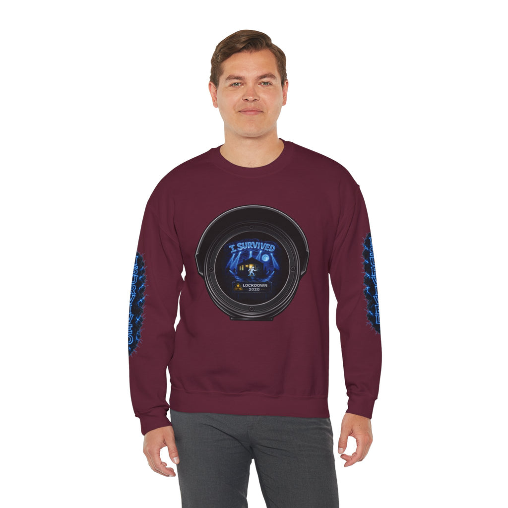 I Survived 2020 — Director's Cut S3:E2 "Dating Under Lockdown" | Lockdown Edition Documentary Unisex Heavy Blend™ Crewneck Sweatshirt