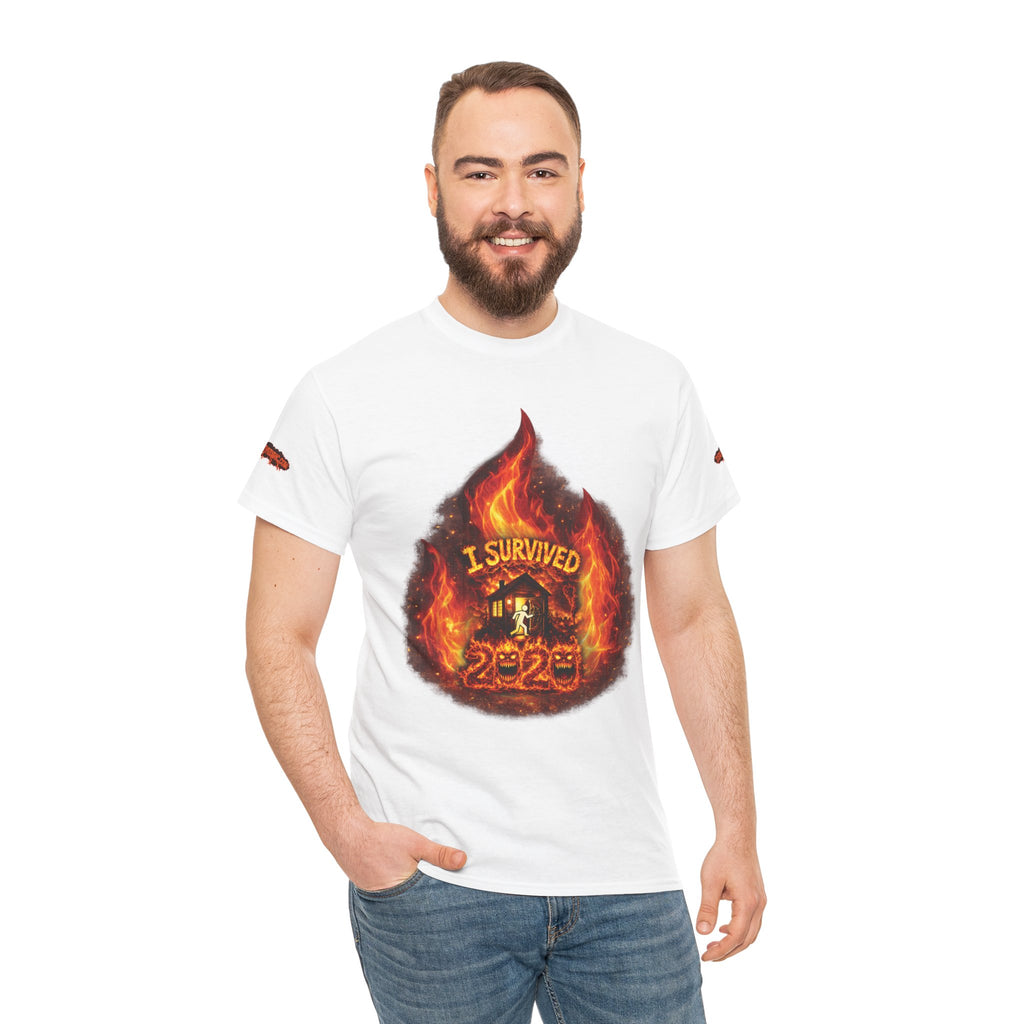 I Survived 2020 — Director's Cut S2:E1 "Berry Creek" | Wildfire Edition Memorial Unisex Heavy Cotton Tee (SPECIAL EDITION)