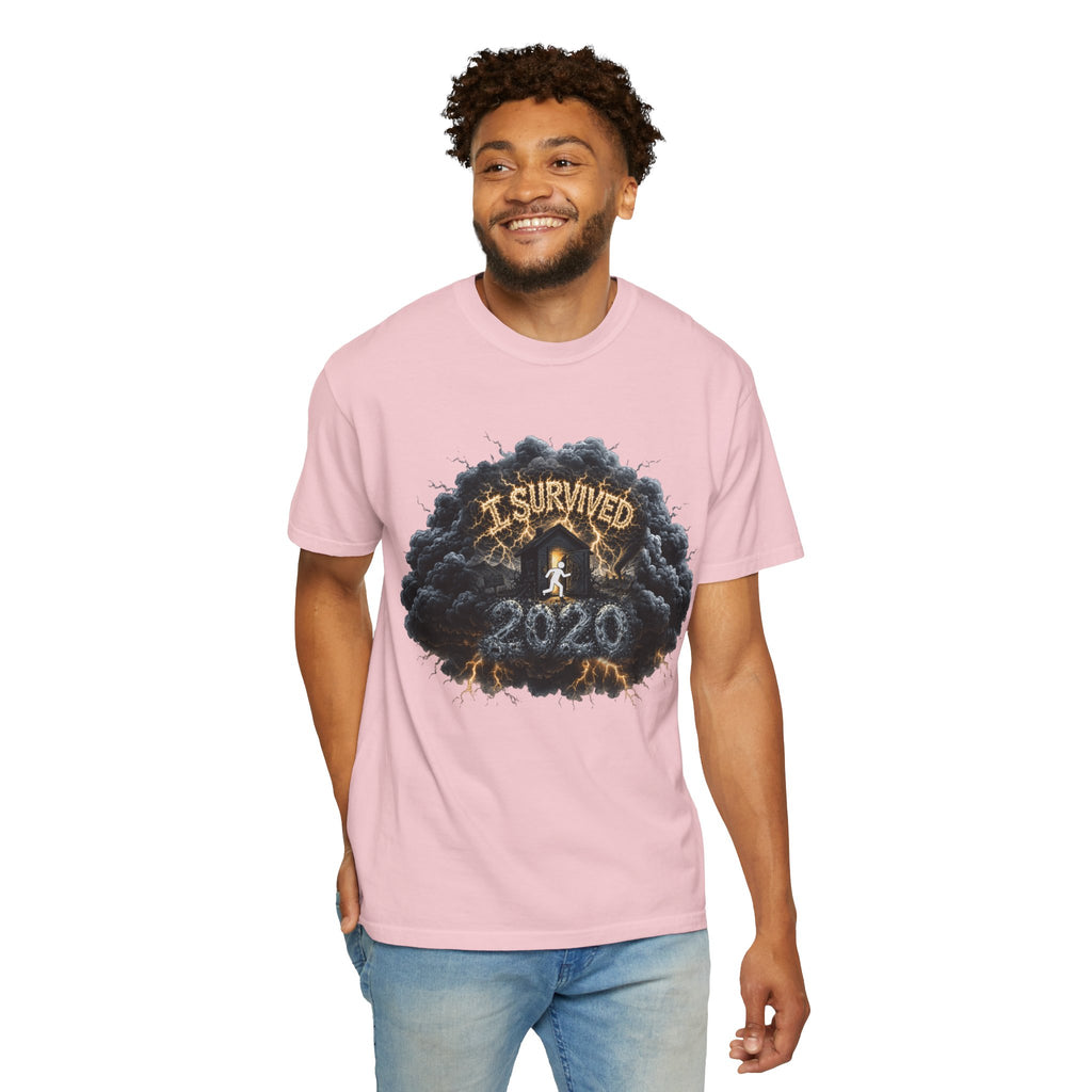 I Survived 2020 — Director's Cut Original Design Teaser Tee | Season 1 Premiere Drop Unisex Garment-Dyed T-shirt