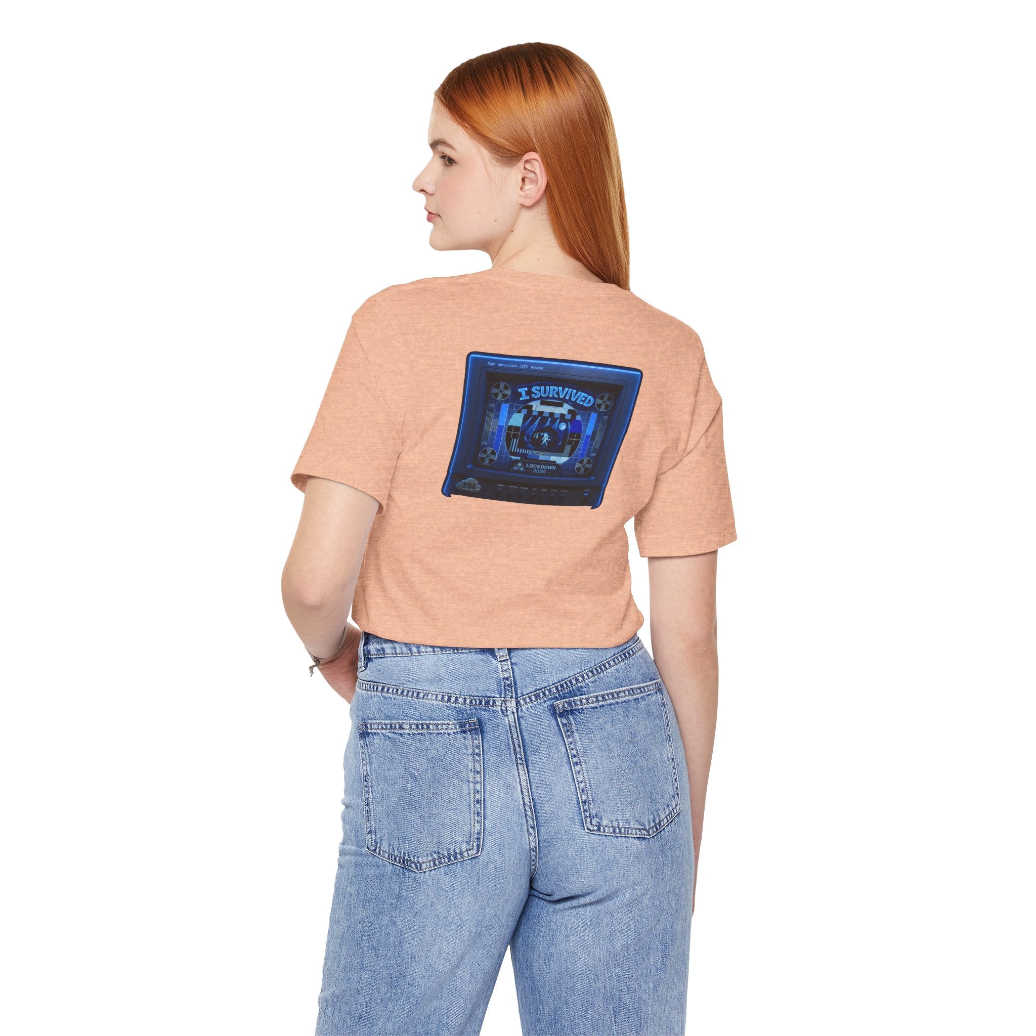 I Survived 2020 — "Please Stand By" Test Pattern Tee Lockdown Summer Exclusive Unisex Jersey Short Sleeve Tee