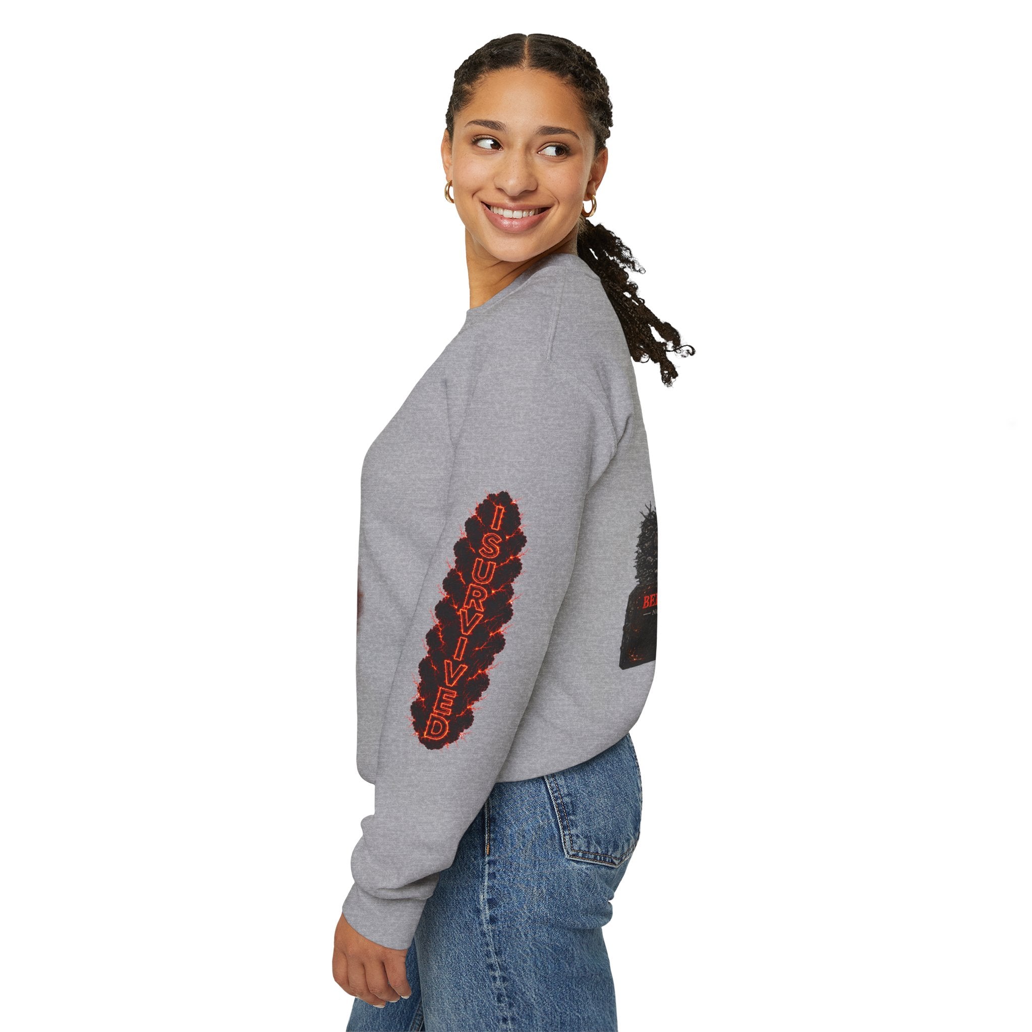 I Survived 2020 — Director's Cut S2:E2 "The Bobcat Fire" | Wildfire Edition Memorial Unisex Heavy Blend™ Crewneck Sweatshirt