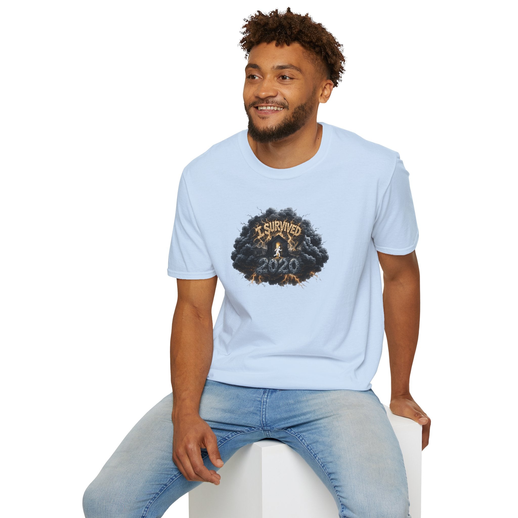 I Survived 2020 —  Original PILOT Design: Director's Cut Unisex Softstyle T-Shirt