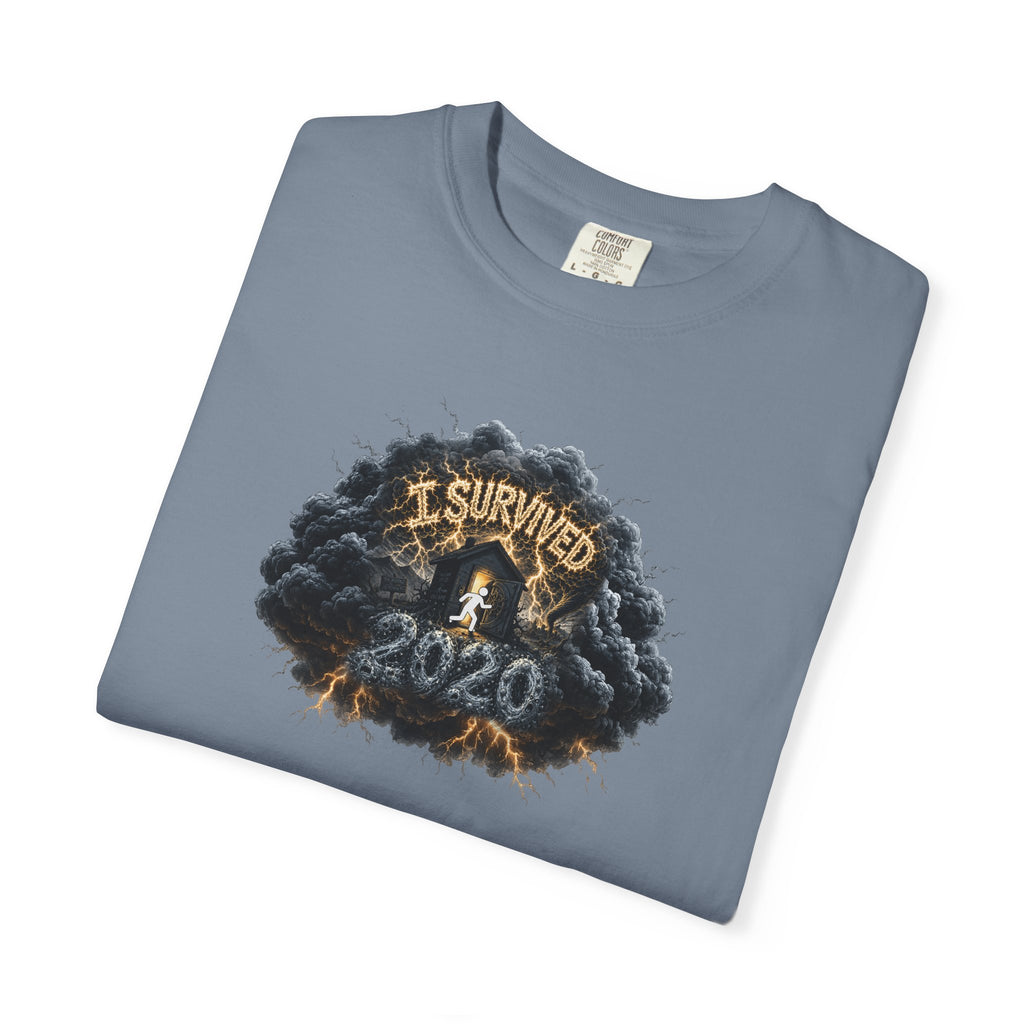 I Survived 2020 — Original PILOT Design: Director's Cut Unisex Garment-Dyed T-shirt