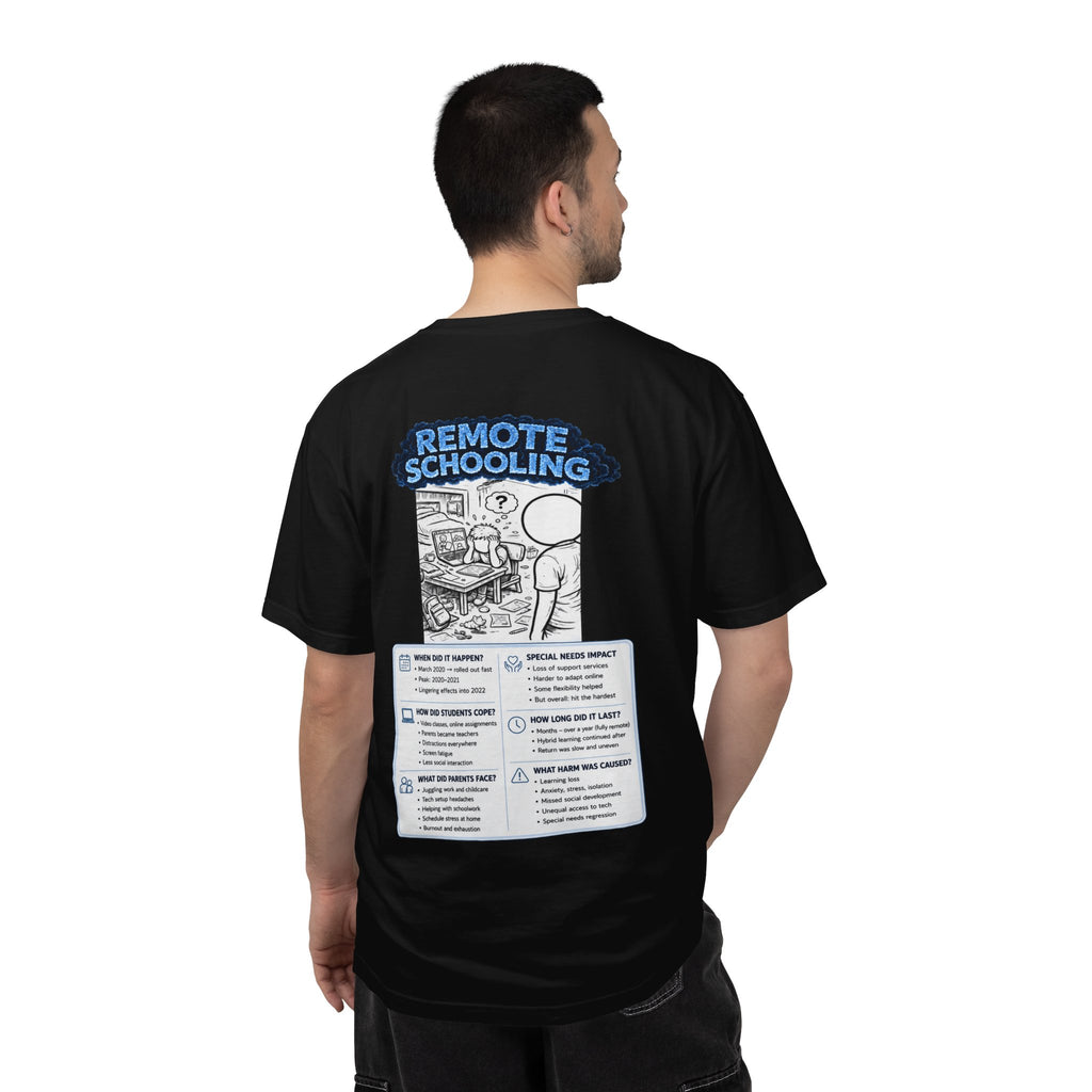 I Survived 2020 —  LOCKDOWN S3:E3: Director's Cut "Remote Schooling" Unisex Garment-Dyed T-shirt