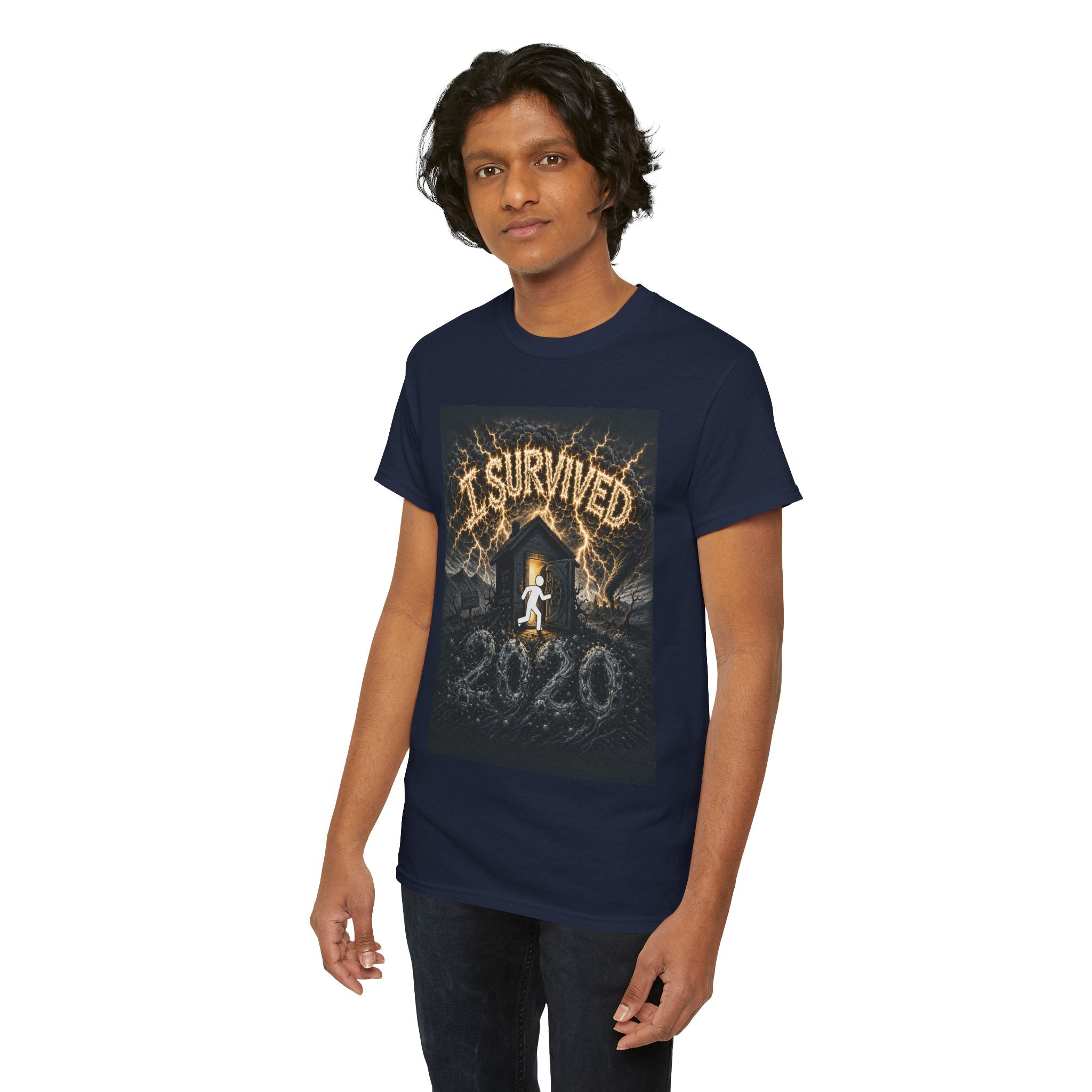 I Survived 2020 — Original PILOT Design Unisex Heavy Cotton Tee