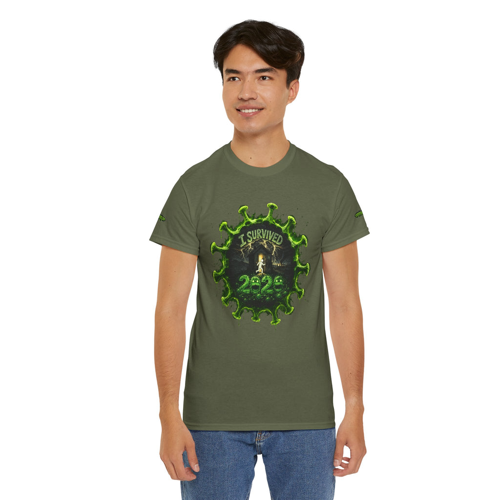 I Survived 2020 — Director's Cut S1:E1 "COVID-19: The Coronavirus" | Pandemic Edition Unisex Heavy Cotton Tee (SPECIAL EDITION)
