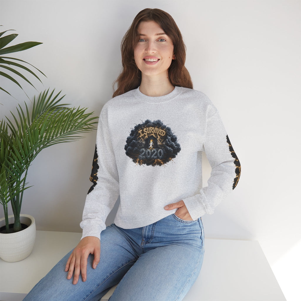 I Survived 2020 — Original PILOT Design: Director's Cut Special Edition Unisex Heavy Blend™ Crewneck Sweatshirt