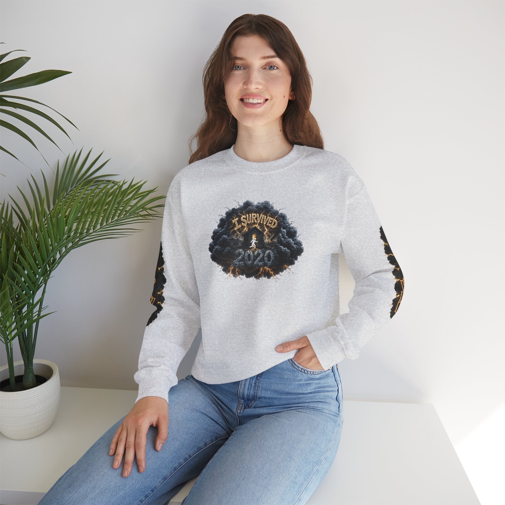 I Survived 2020 — Original PILOT Design: Director's Cut Special Edition Unisex Heavy Blend™ Crewneck Sweatshirt