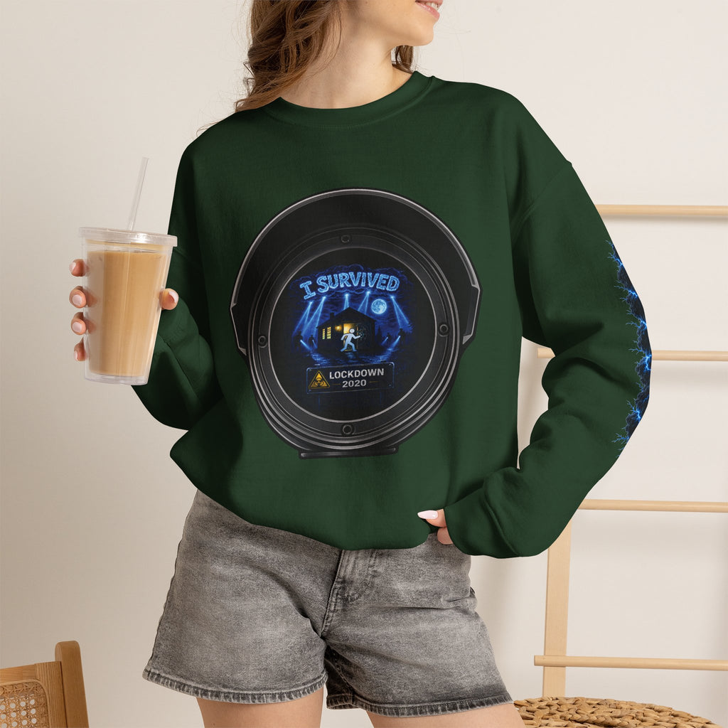 I Survived 2020 — Director's Cut S3:E3 "Remote Schooling" | Lockdown Edition Documentary Unisex Heavy Blend™ Crewneck Sweatshirt