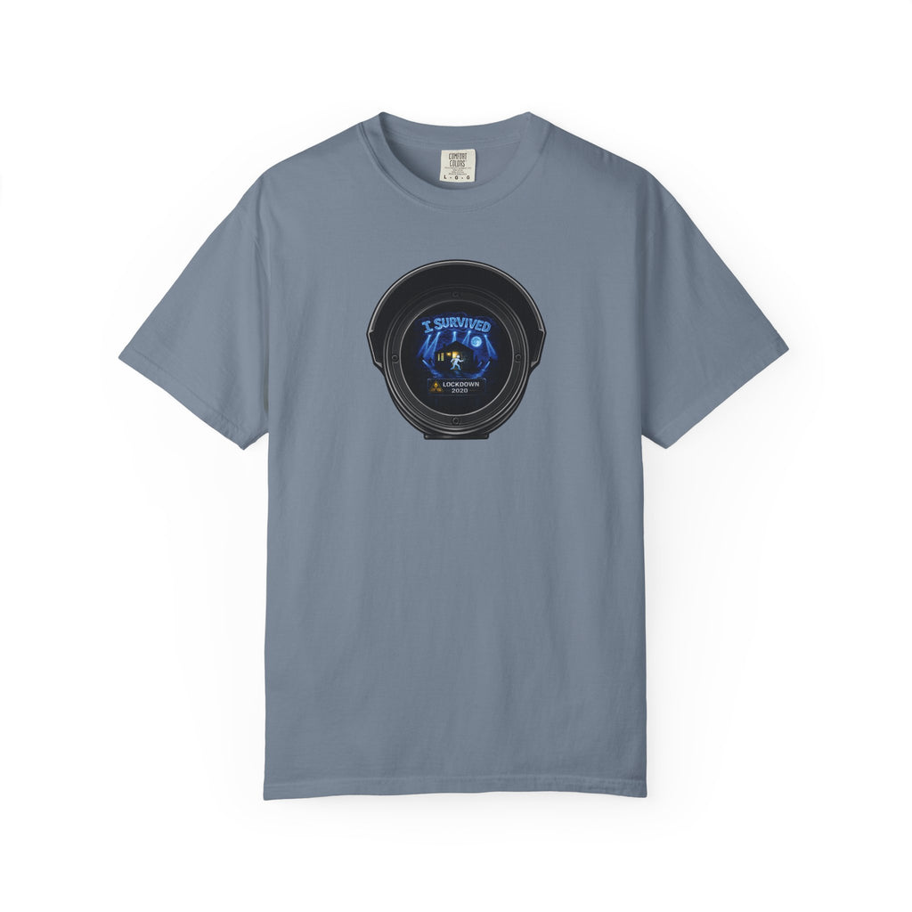 I Survived 2020 —  LOCKDOWN S3:E3: Director's Cut "Remote Schooling" Unisex Garment-Dyed T-shirt