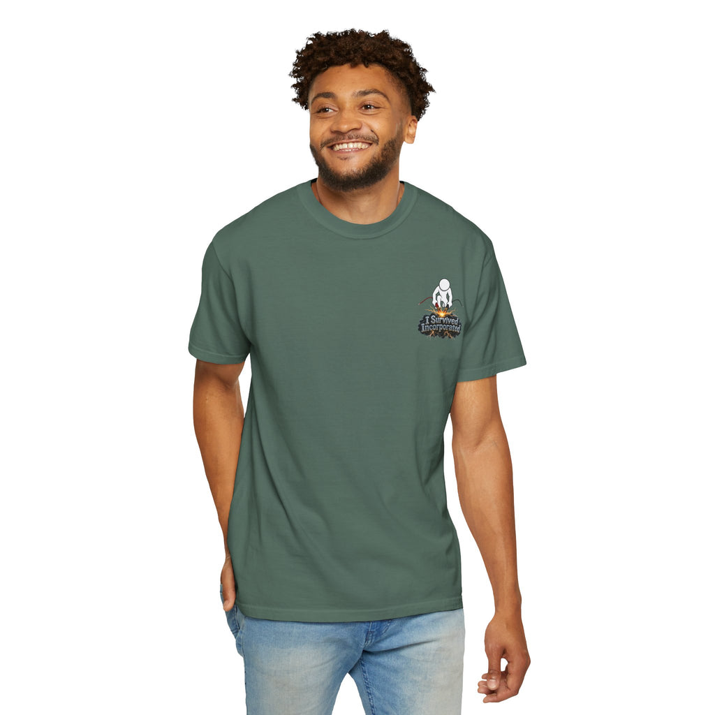 I Survived 2020 — "Please Stand By" Test Pattern Tee Summer Premier Unisex Garment-Dyed T-shirt