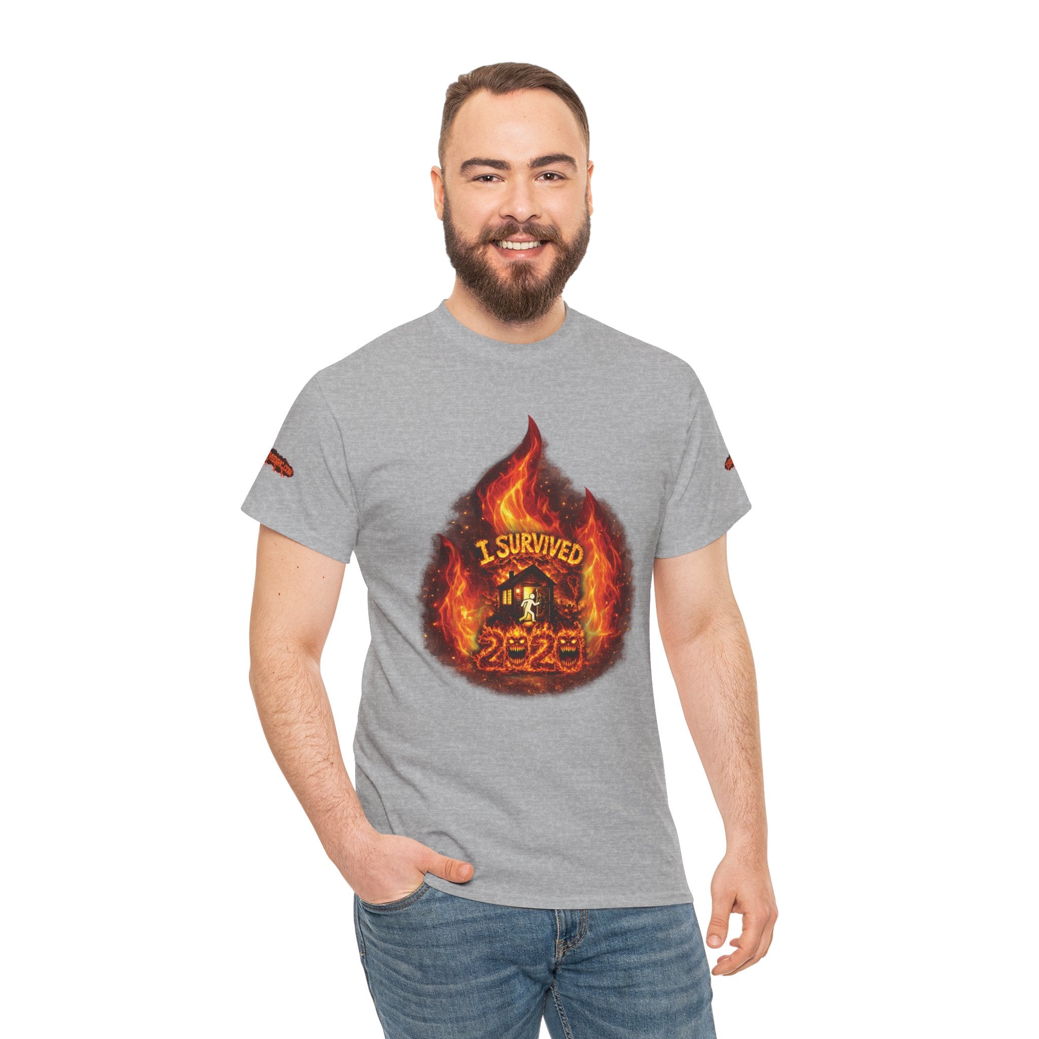 I Survived 2020 — Director's Cut S2:E3 "The California Wildfires" | Wildfire Edition Memorial Unisex Heavy Cotton Tee (SPECIAL EDITION)