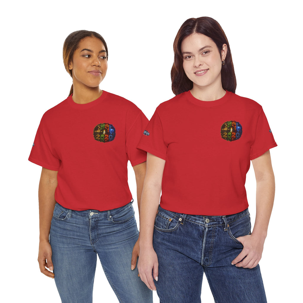 I Survived 2020 — "No Signal" Test Pattern Tee Alien Broadcast Finale Special Edition Summer Premiere Unisex Heavy Cotton Tee