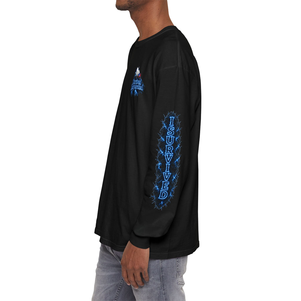 I Survived 2020 — "Please Stand By" Test Pattern Tee Lockdown Special Edition Summer Exclusive Unisex Garment-Dyed Long Sleeve T-Shirt