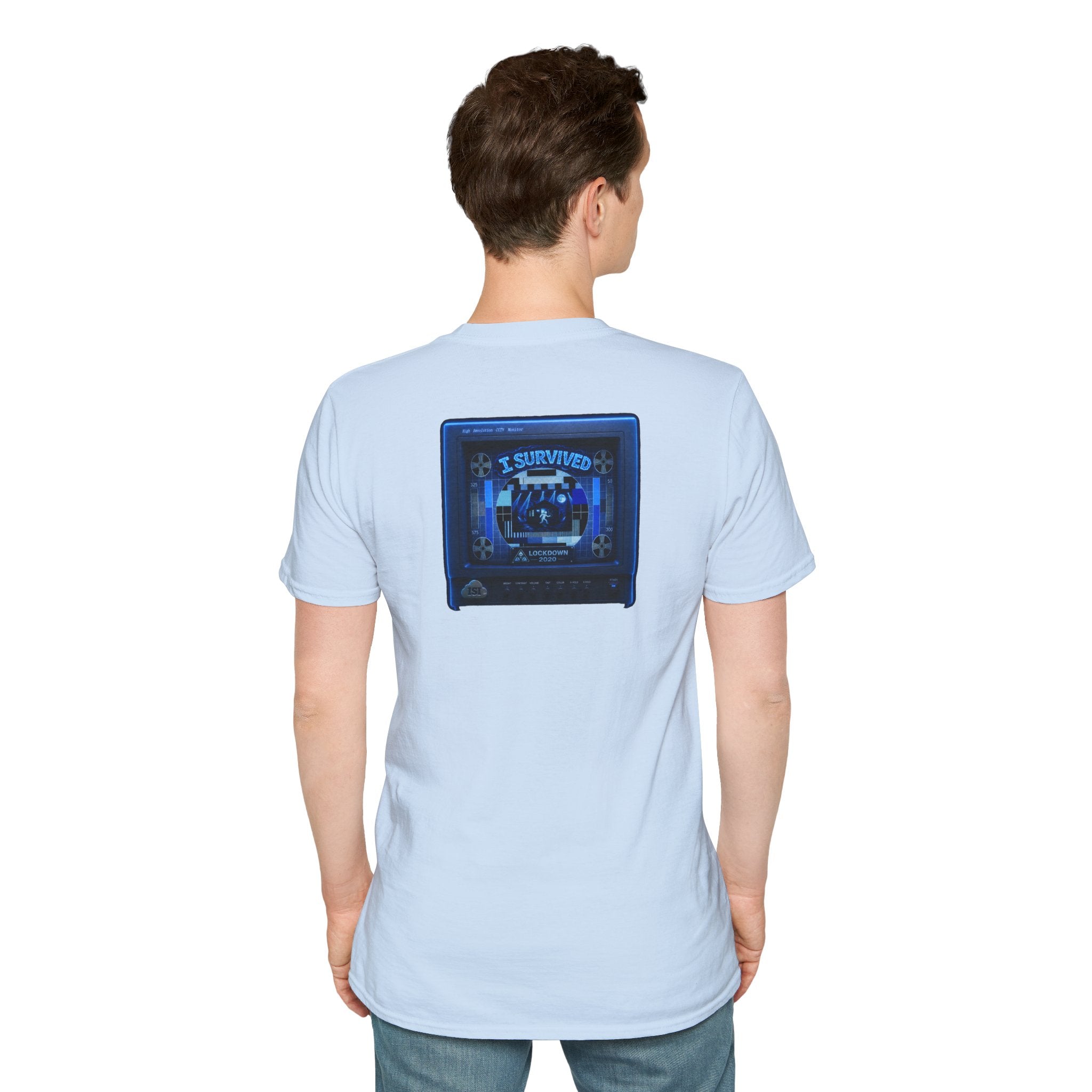 I Survived 2020 — "Please Stand By" Test Pattern Tee Lockdown Edition Summer Exclusive Unisex Softstyle T-Shirt