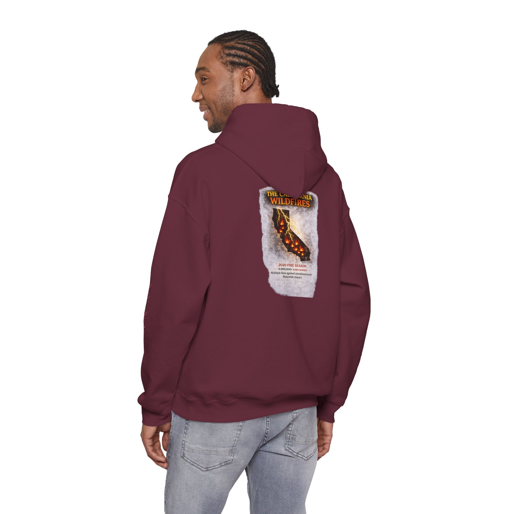 I Survived 2020 — Director's Cut S2:E3 "The California Wildfires" | Wildfire Edition Memorial Hoodie Sweatshirt