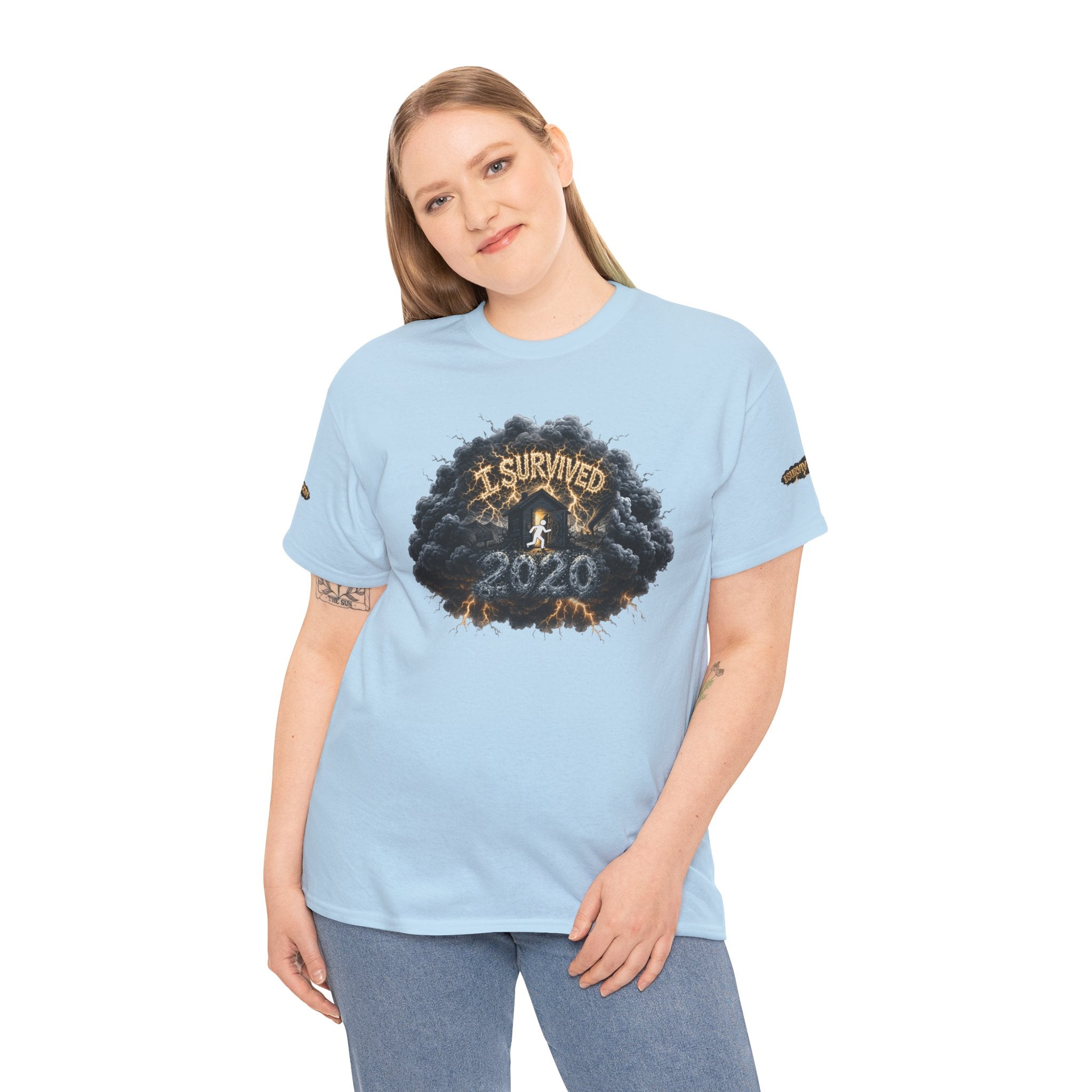 I Survived 2020 — Director's Cut Original Design Teaser Tee | Season 1 Premiere Drop Unisex Heavy Cotton Tee (SPECIAL EDITION)