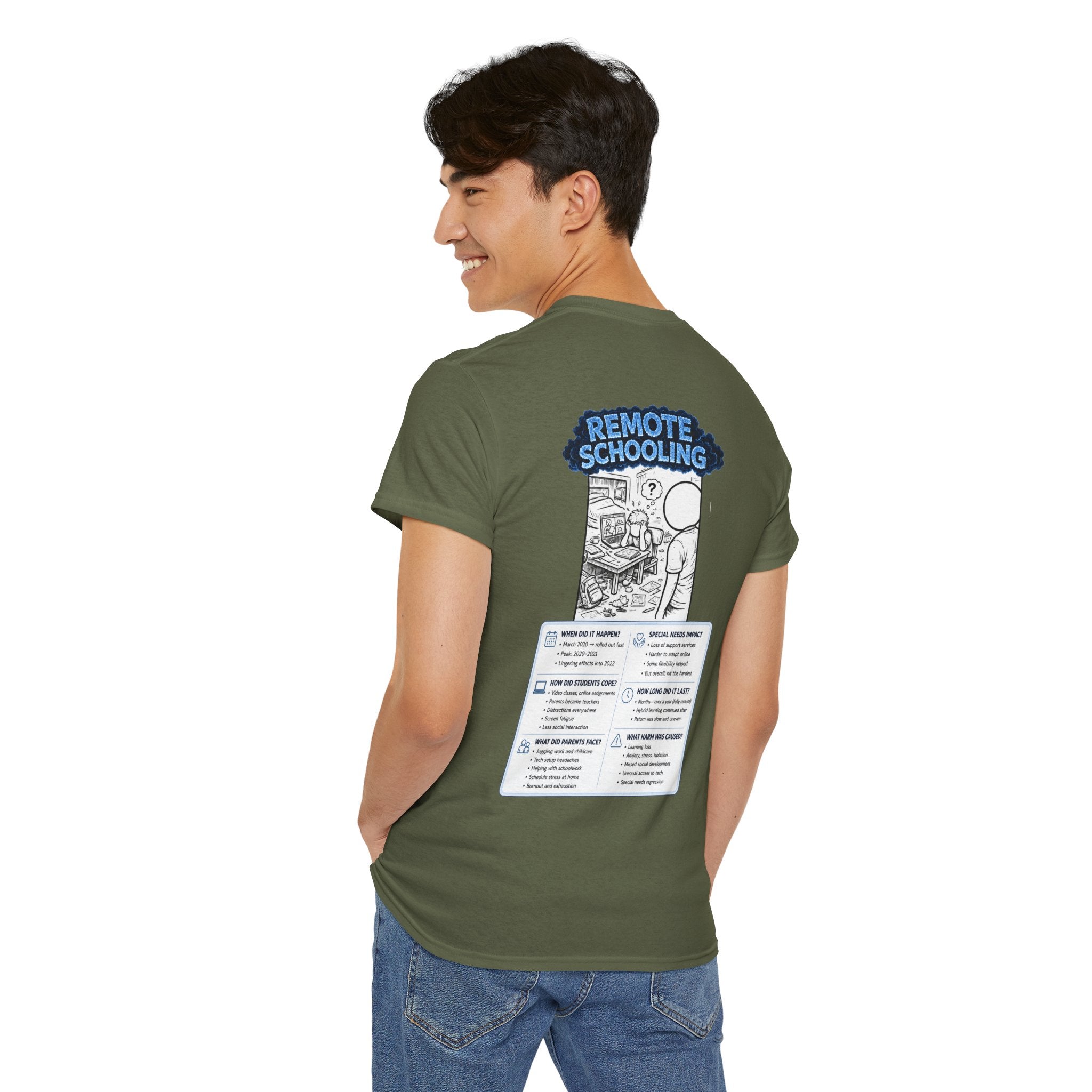 I Survived 2020 — LOCKDOWN S3:E3: "Remote Schooling" Documentary Tee