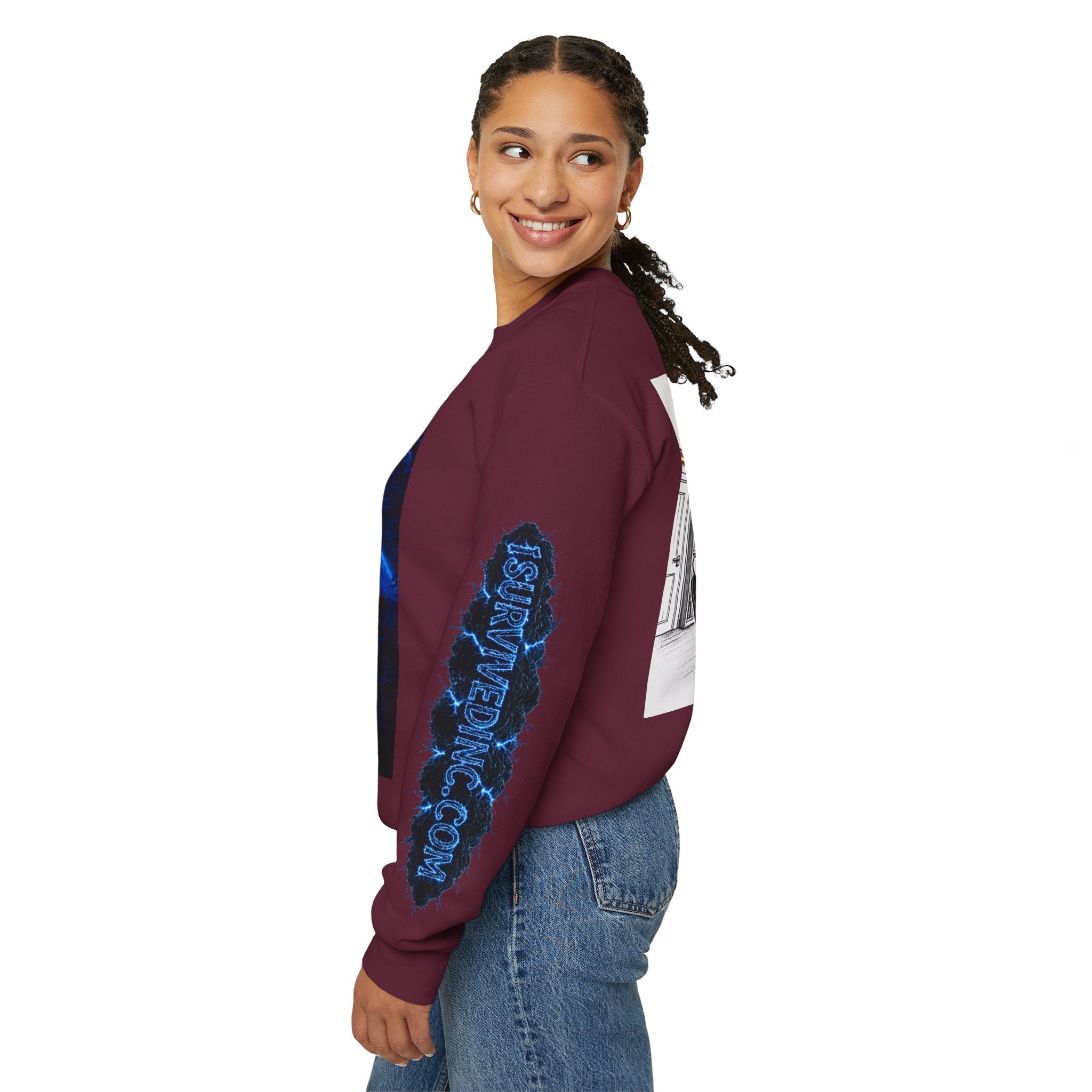 I Survived 2020 — S3:E4 "Working From Home" | Mid-Season Finale Pt. 1 | Lockdown Edition Documentary Unisex Heavy Blend™ Crewneck Sweatshirt