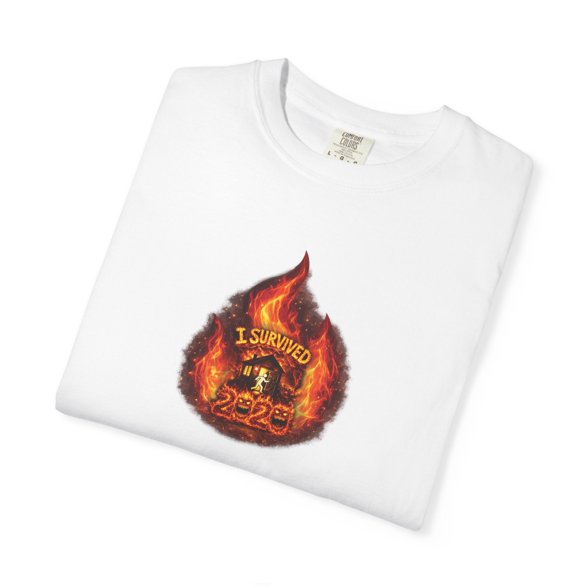 I Survived 2020 — WILDFIRES S2:E3: Director's Cut "The California Wildfires" Memorial Unisex Garment-Dyed T-shirt