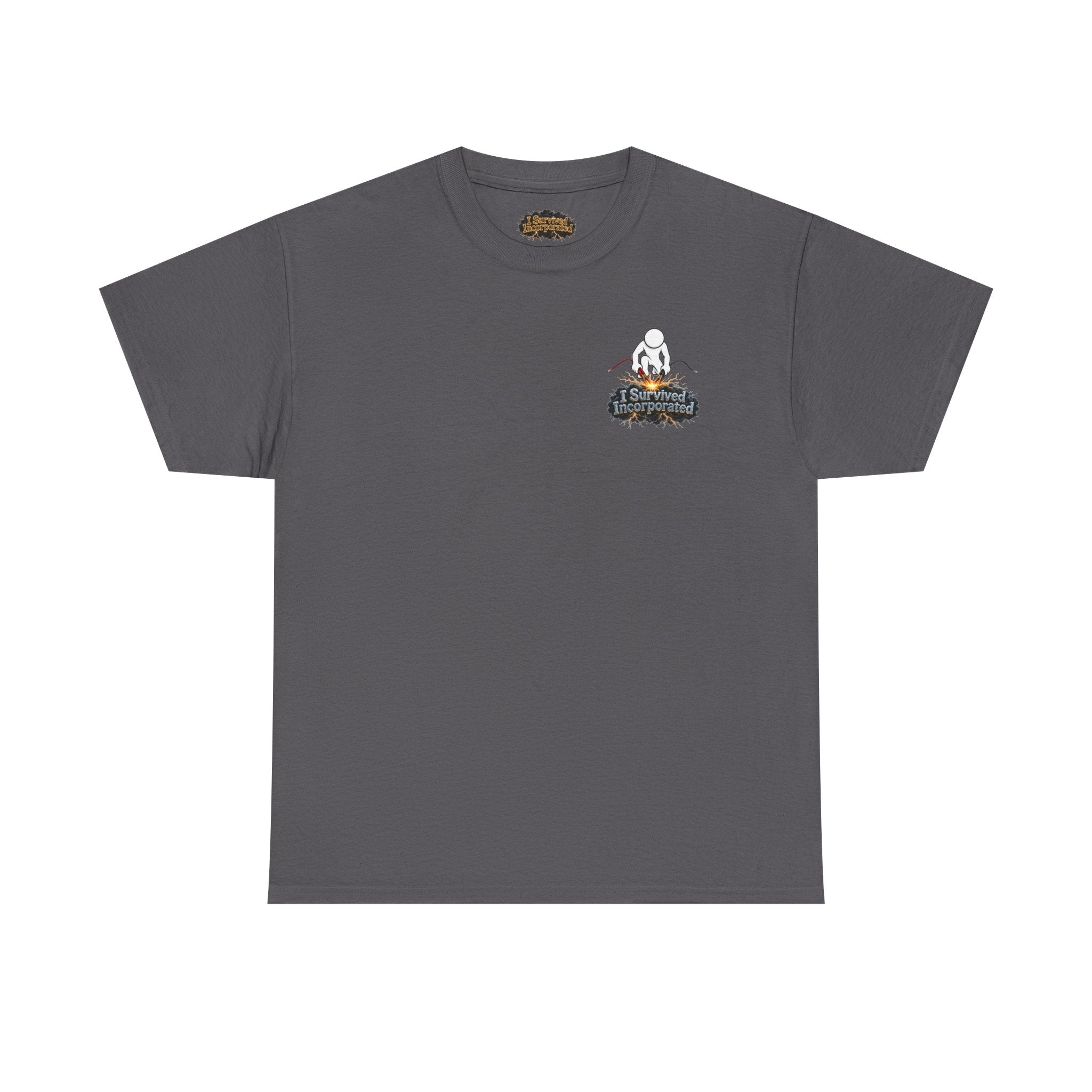 I Survived 2020 — "Please Stand By" Test Pattern Tee Summer Premier Unisex Heavy Cotton Tee