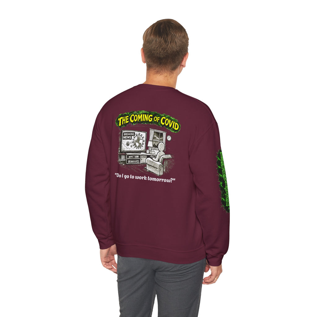 I Survived 2020 — PANDEMIC S1:E2: Director's Cut "The Coming of COVID" Unisex Heavy Blend™ Crewneck Sweatshirt