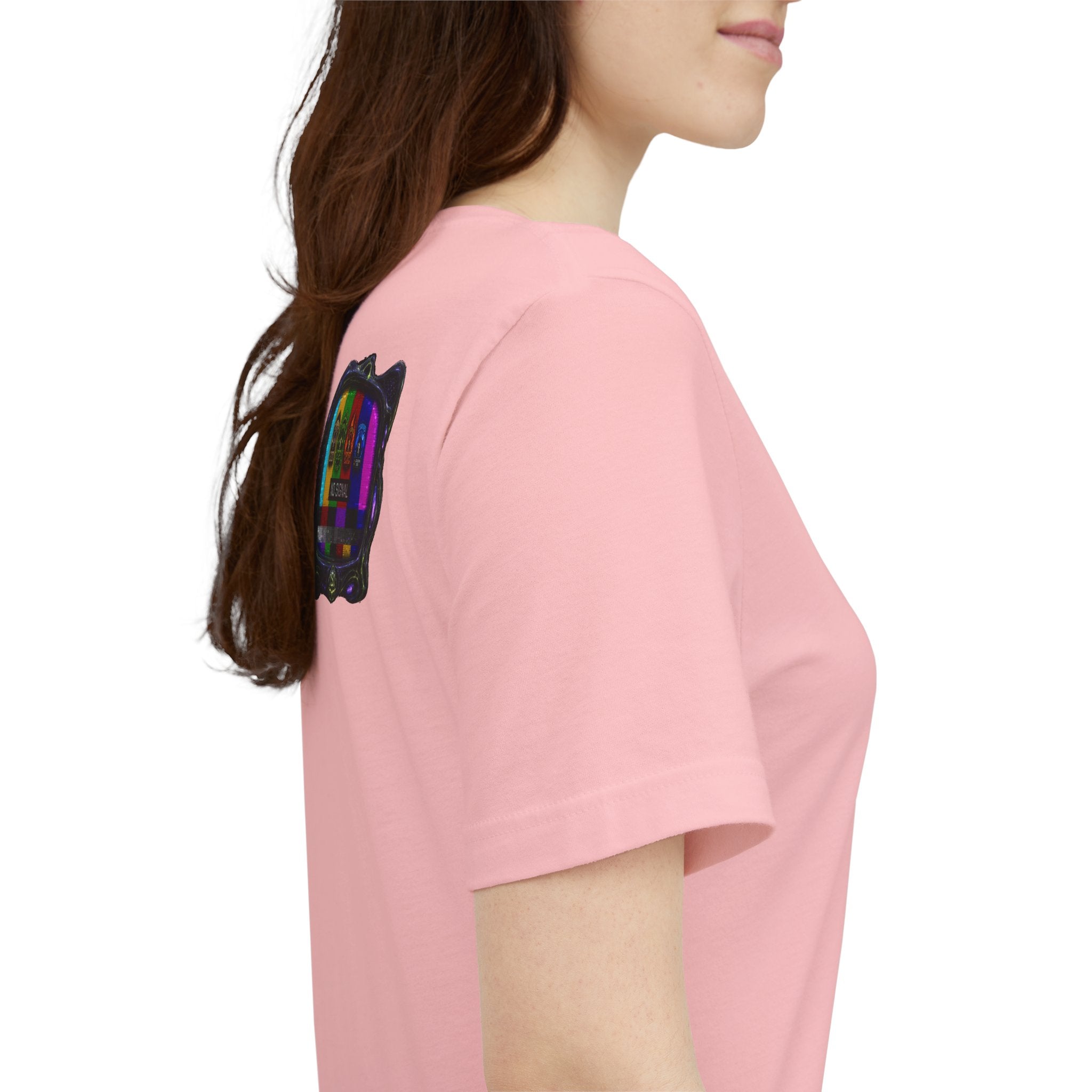I Survived 2020 — "No Signal" Test Pattern Tee Alien Broadcast Finale Summer Premiere Unisex Jersey Short Sleeve Tee